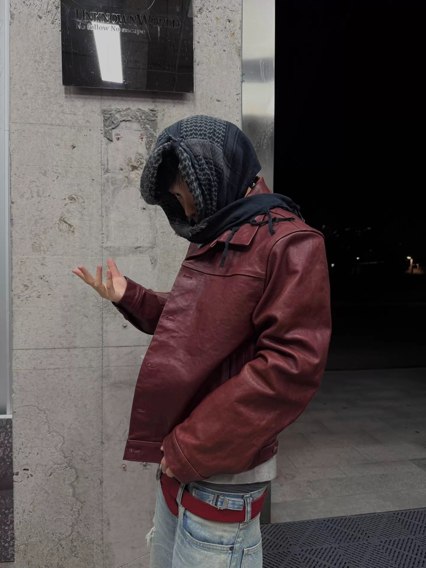 Other UNKNOWNWORLD Demon Season Bloody Vampire Leather Jacket Size US S / EU 44-46 / 1 - 5 Thumbnail