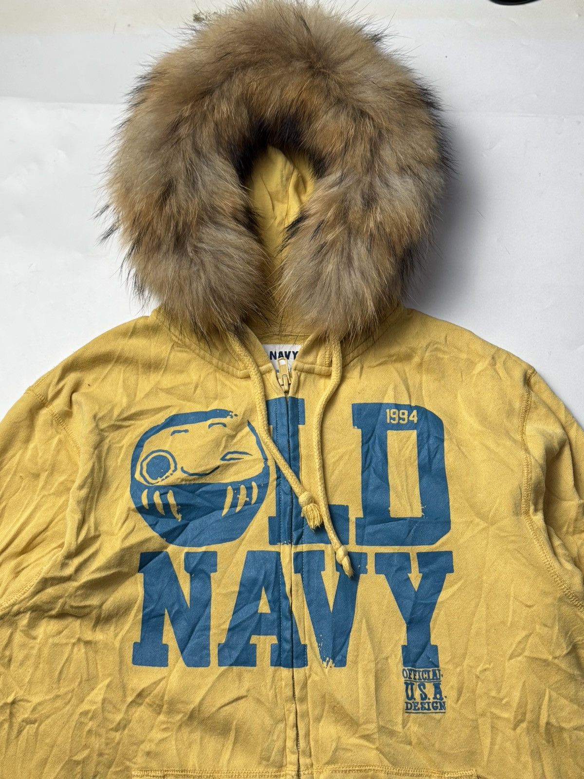 If Six Was Nine × Japanese Brand × Le Grande Bleu (L.G.B.) Fur Hoodie Japanese Old Navy Size US M / EU 48-50 / 2 - 3 Thumbnail