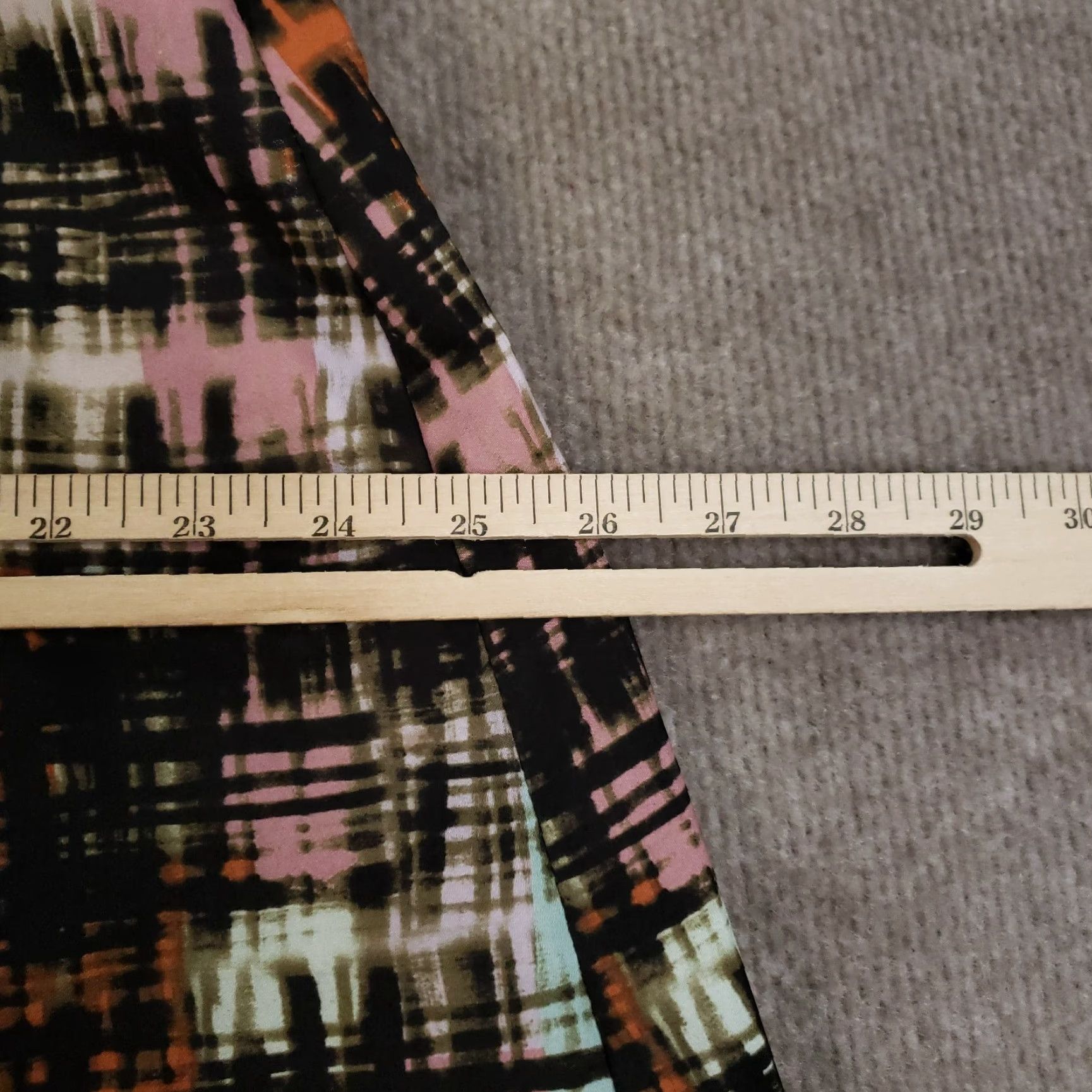 Anthropologie Anthropologie Skirt Women Size 4 Black Orange Pleated Pockets Casual Geometric Knee Length Size 27" / US 4 / IT 40 - 4 Thumbnail