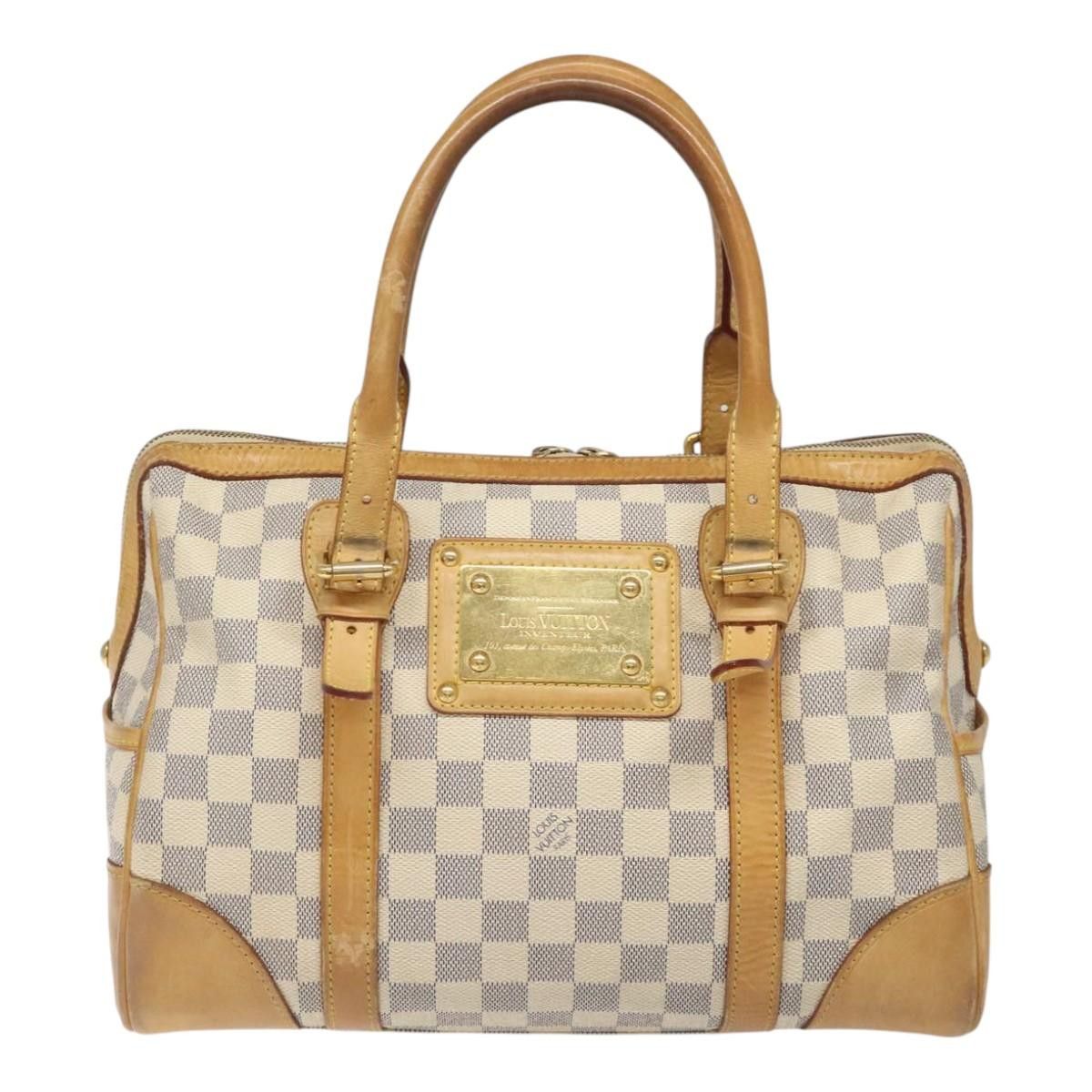 Louis Vuitton Berkeley White Canvas Handbag (Pre-Owned) Size ONE SIZE - 1 Thumbnail