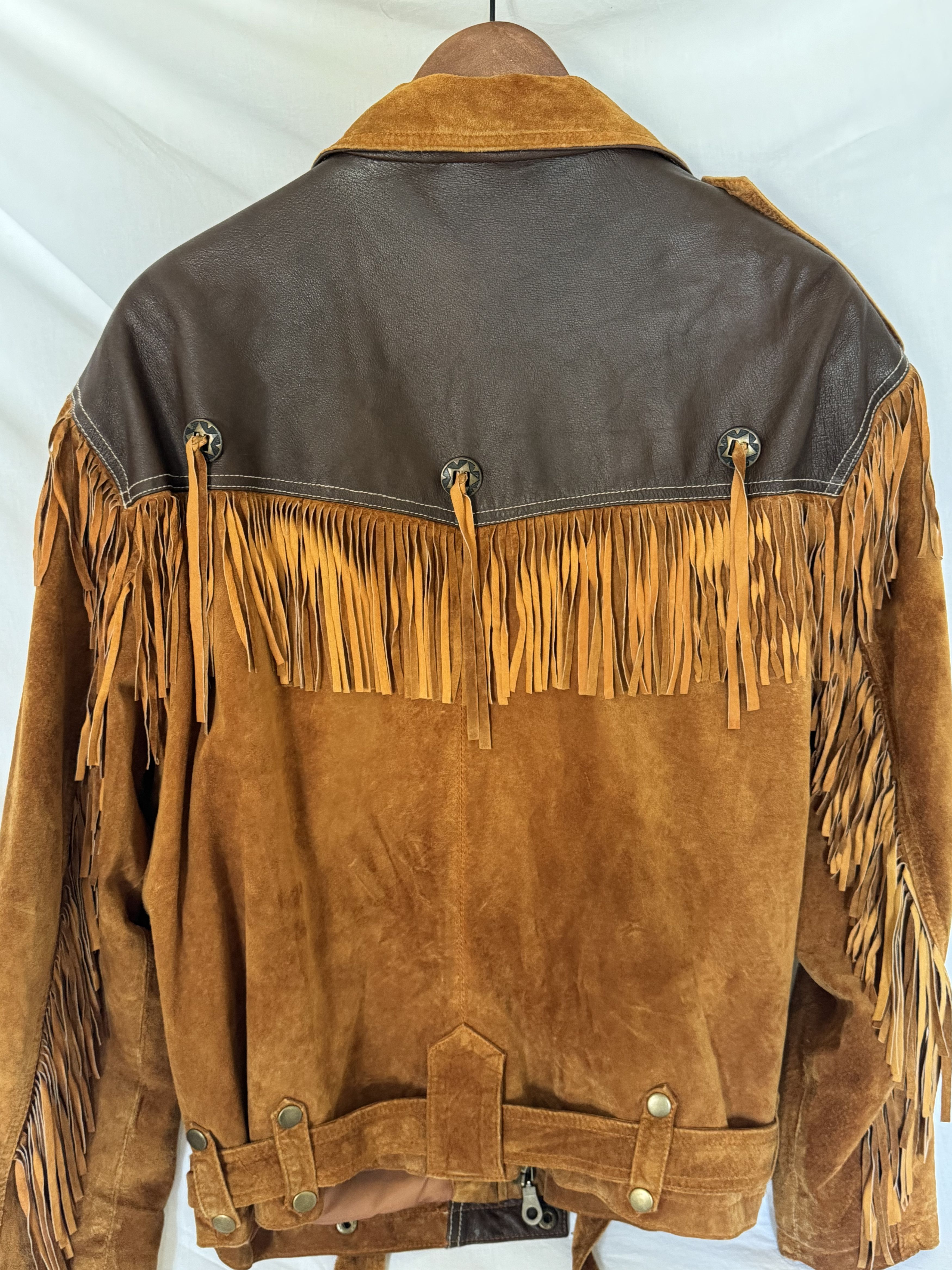 Cowboy Equipment × Vintage Vintage Western Fringe Suede & Leather Jacket Visvim - esque Size US L / EU 52-54 / 3 - 10 Thumbnail