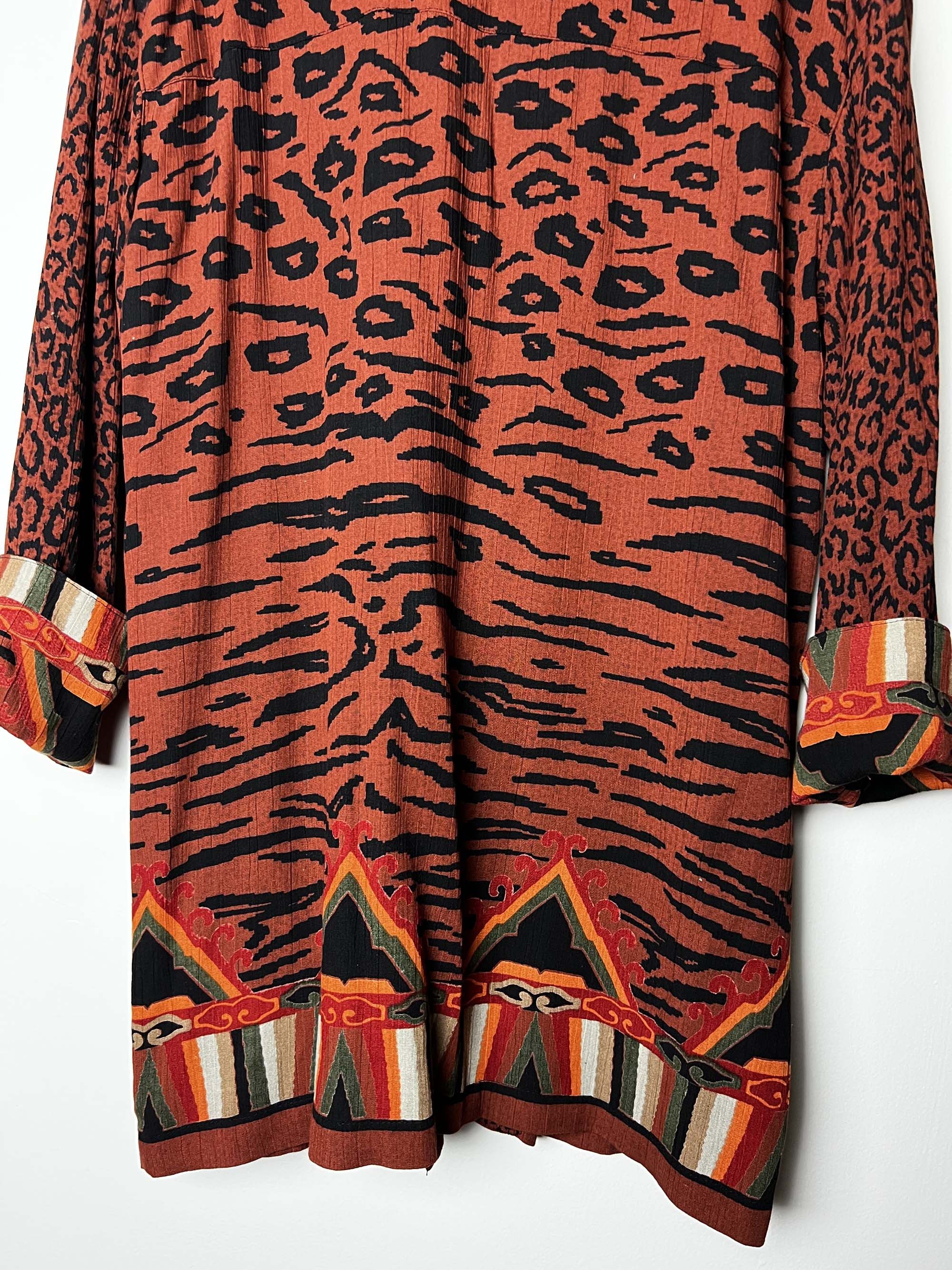 Vintage Vintage 1980's Carole Little Animal Print Blazer Jacket Size ONE SIZE - 9 Thumbnail