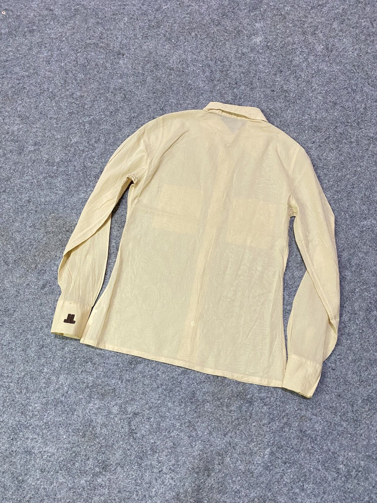 Lanvin 1980s Vintage Lanvin Silk Shirt Size XS / US 0-2 / IT 36-38 - 9 Thumbnail