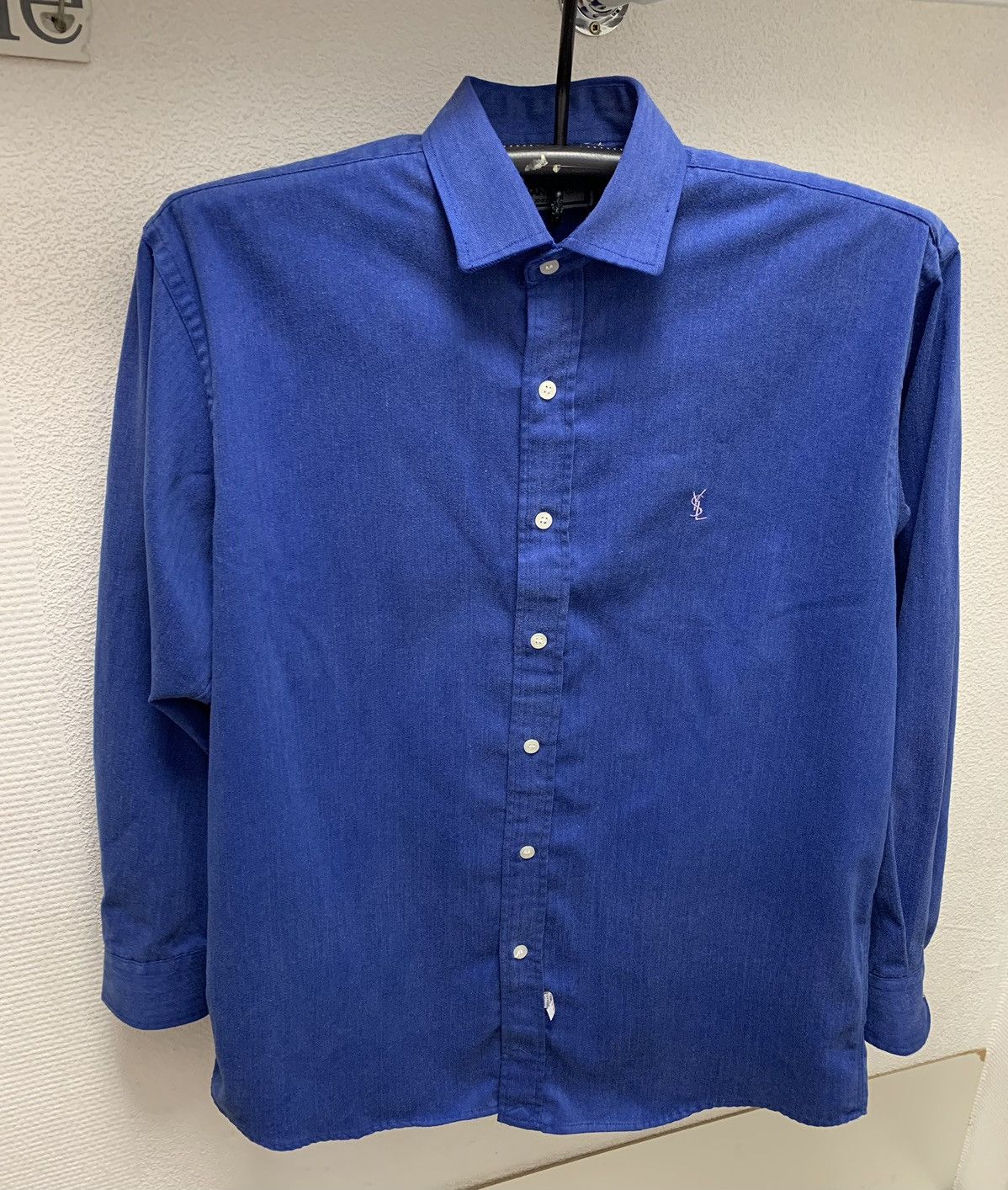 Yves Saint Laurent Yves Saint Laurent YSL Vintage overshirt shirt denim M-L sz Size US M / EU 48-50 / 2 - 1 Thumbnail