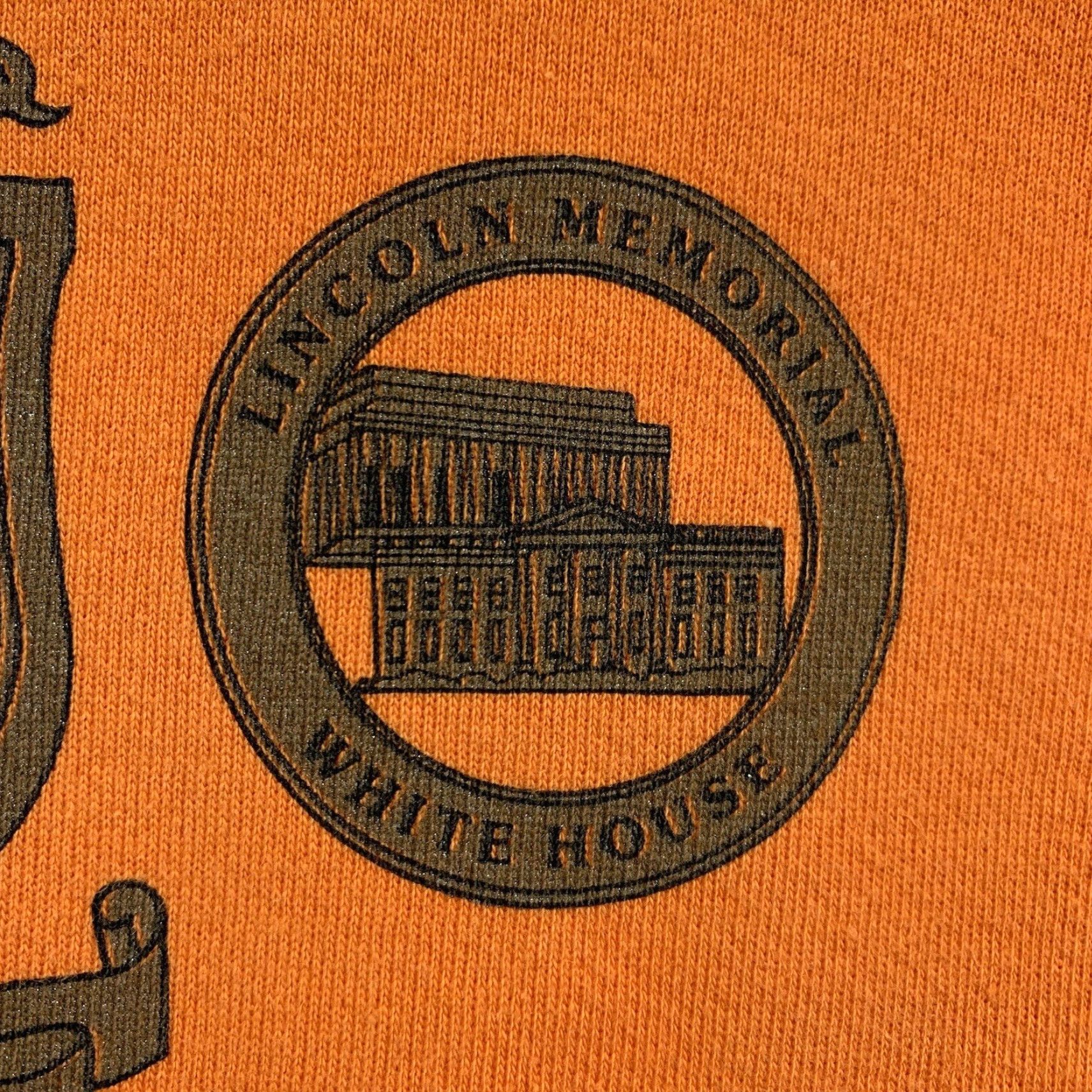 Hope VINTAGE Washington DC Sweatshirt Mens L/M BOXY Fit Orange Logo Crew Neck Pullover Long Sleeve Cotton Polyester Fleece Travel 90s 80s Souvenir Size US L / EU 52-54 / 3 - 5 Thumbnail