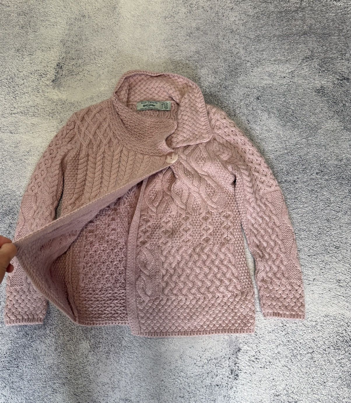 Aran Crafts Aran Crafts Women Merino Wool Cardigan Sweater Ireland Knit Size L / US 10 / IT 46 - 4 Thumbnail