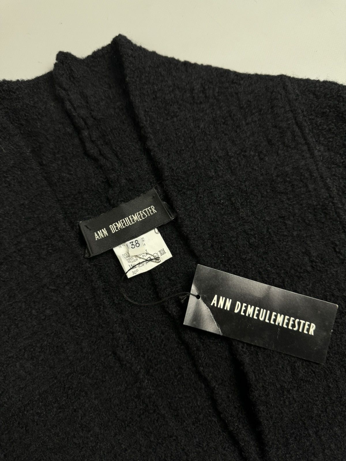 Ann Demeulemeester Ann Demeulemeester Boiled Knitted Wool Cape / Bolero Size 38 Size XS / US 0-2 / IT 36-38 - 4 Thumbnail