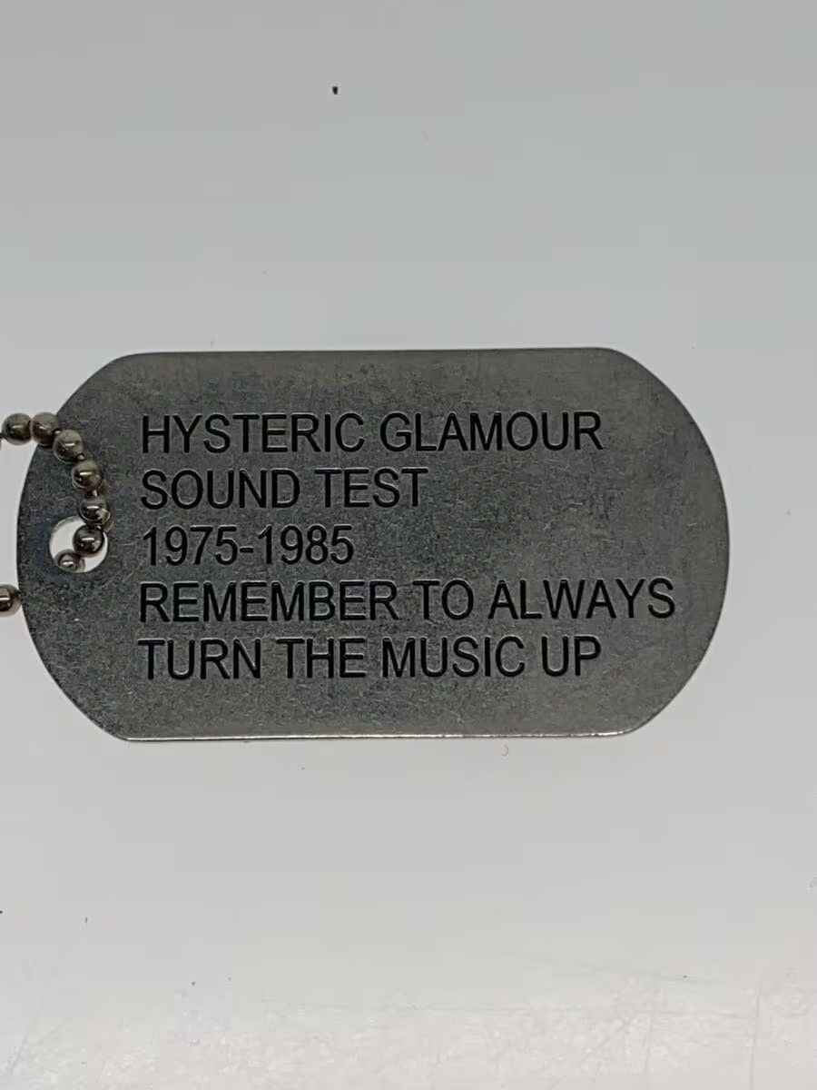 Hysteric Glamour Dog Tag Necklace Size ONE SIZE - 4 Thumbnail