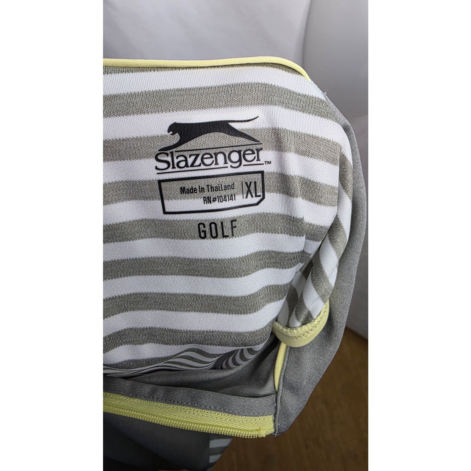 Other Slazenger Golf Sleeveless Gray Striped Top Size XL Size XL / US 12-14 / IT 48-50 - 6 Thumbnail