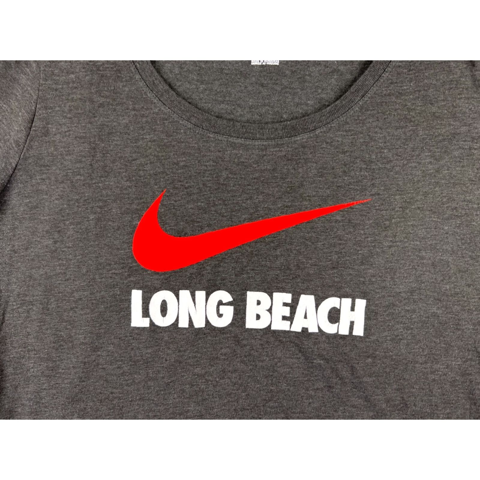 Nike Nike Shirt Womens Large Gray Round Neck Short Sleeve Logo Dri-Fit California Beach Style Mens Girls Size L / US 10 / IT 46 - 3 Thumbnail