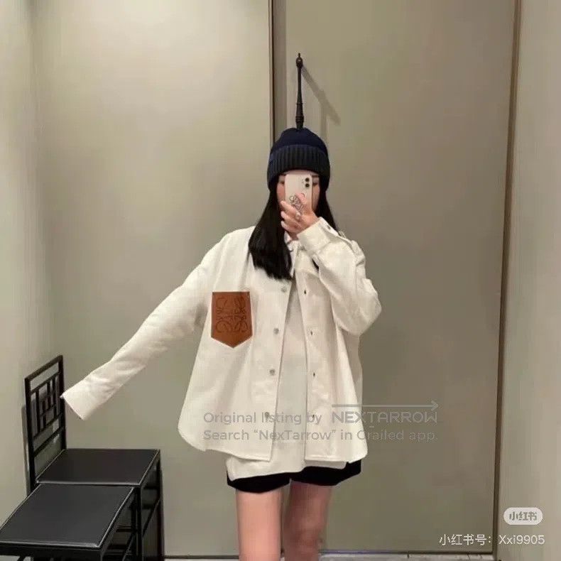 Loewe Loewe Classic Collar Button Cotton Loose Jacket Size XS / US 0-2 / IT 36-38 - 2 Thumbnail
