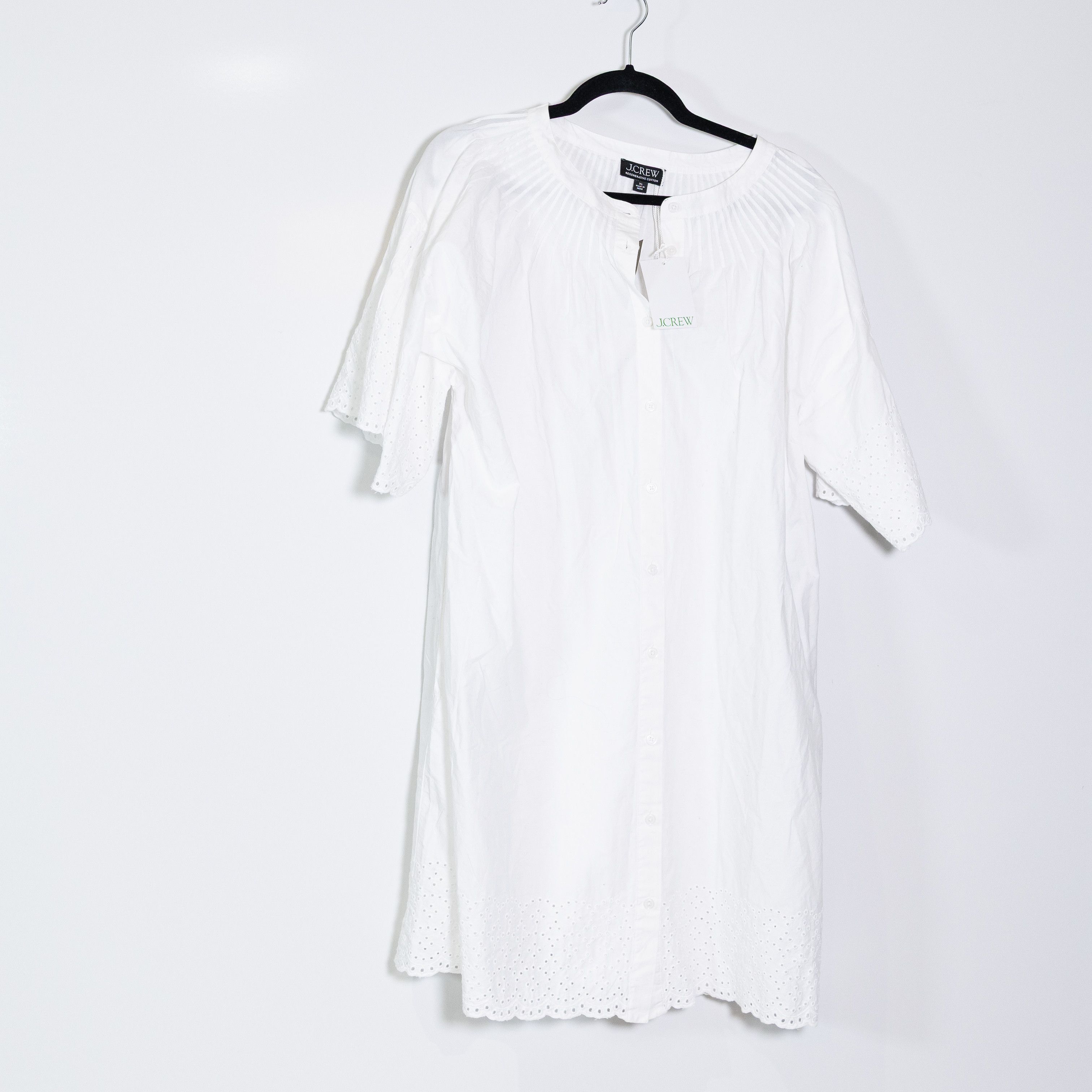 J.Crew NEW J. Crew Jolie Dress In Eyelet Regenerative Size XL / US 12-14 / IT 48-50 - 1 Thumbnail