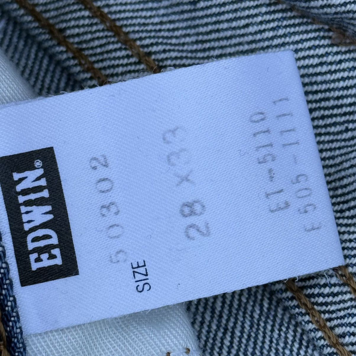 Edwin Edwin Men’s 503 Regular Straight Jeans Blue Selvedge Denim Size US 28 / EU 44 - 11 Thumbnail