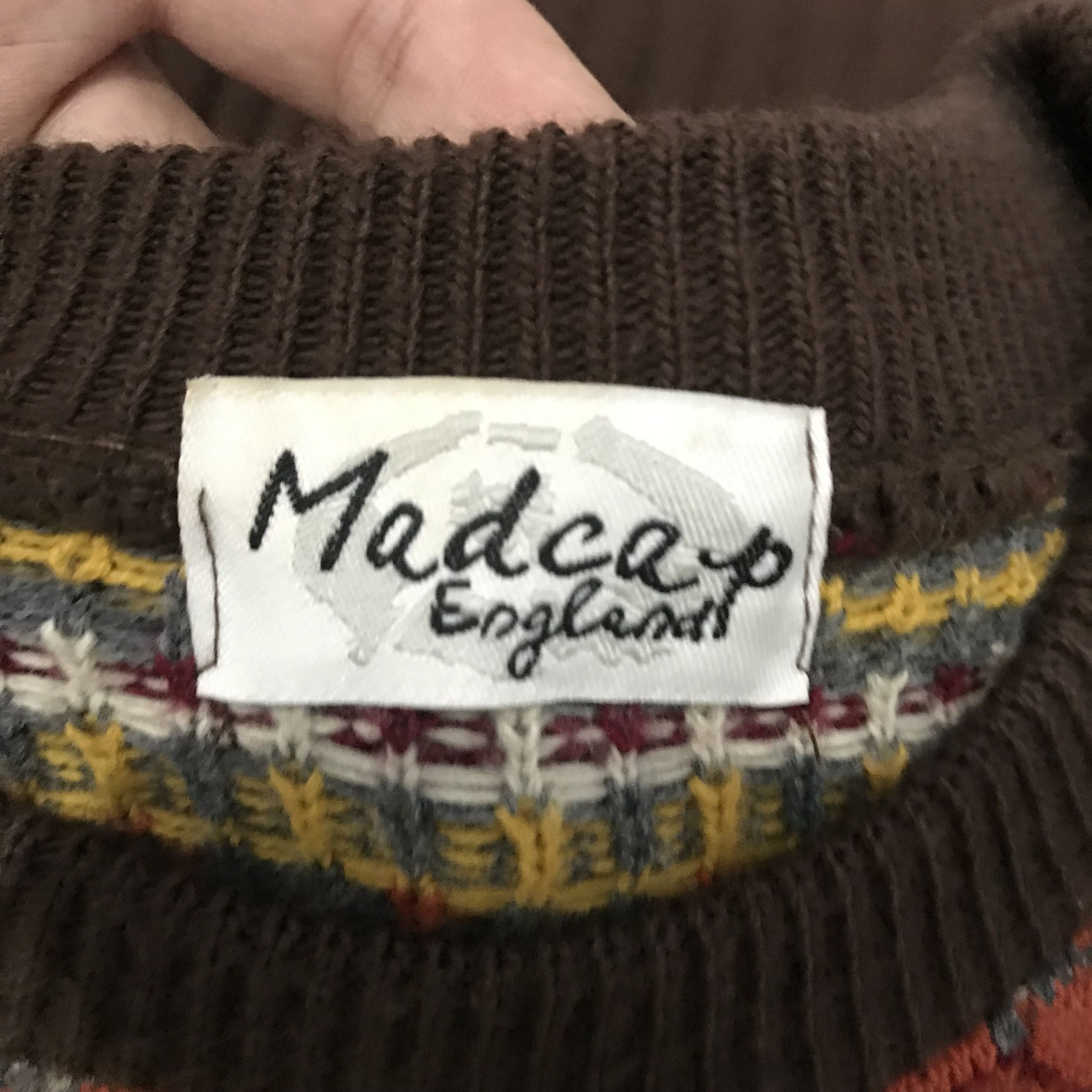 Other UK MADCAP ENGLAND ‘THUMBCATCH’ MENS RETRO SEVENTIES INDIE Size US L / EU 52-54 / 3 - 5 Thumbnail
