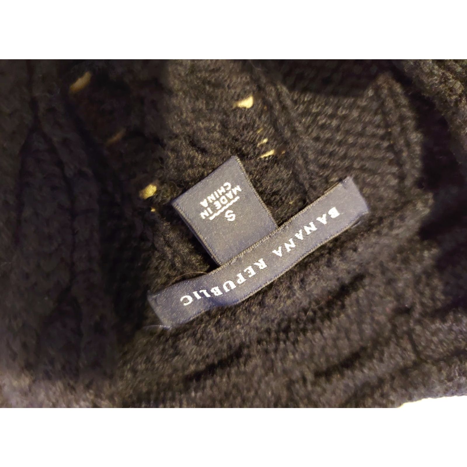 Banana Republic Womens Banana Republic Cardigan Sweater Jacket S Small Black Cotton Cardigan Knit Regular Women Fall Winter Spring Mens no (but ensure no extra). Size S / US 4 / IT 40 - 3 Thumbnail