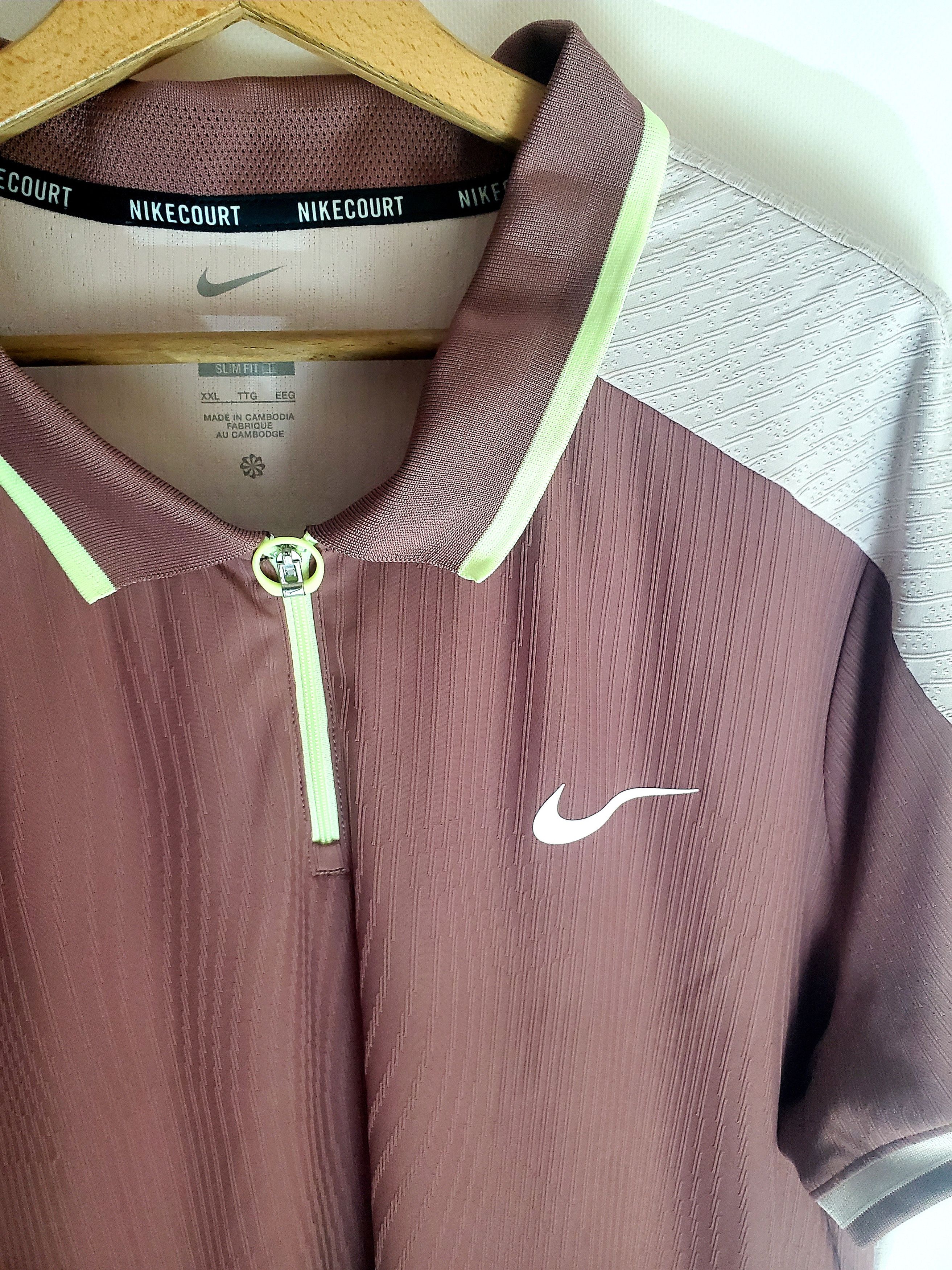 Nike Nike Court Slam Dri-FIT ADV Tennis Polo new condition XXL Size US XXL / EU 58 / 5 - 3 Thumbnail