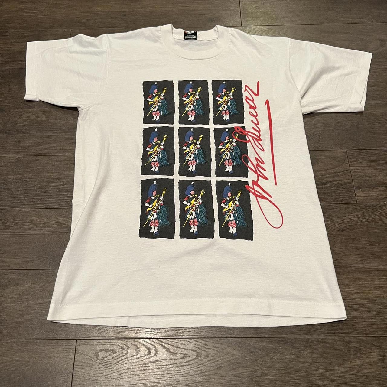 Designer Wild Vintage Dewars White Label Scotch Whiskey T Shirt 90s M Size US M / EU 48-50 / 2 - 2 Thumbnail