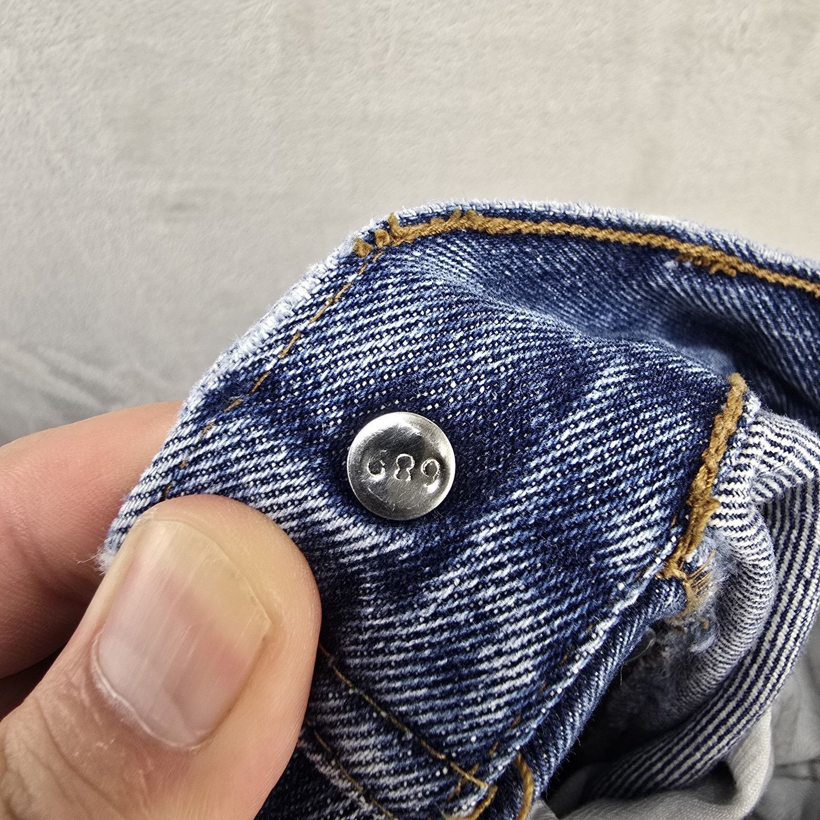Levi's Vtg Levis 501xx Jeans 36x30 (Fits 34x29 Distressed Whiskers Size US 34 / EU 50 - 8 Thumbnail