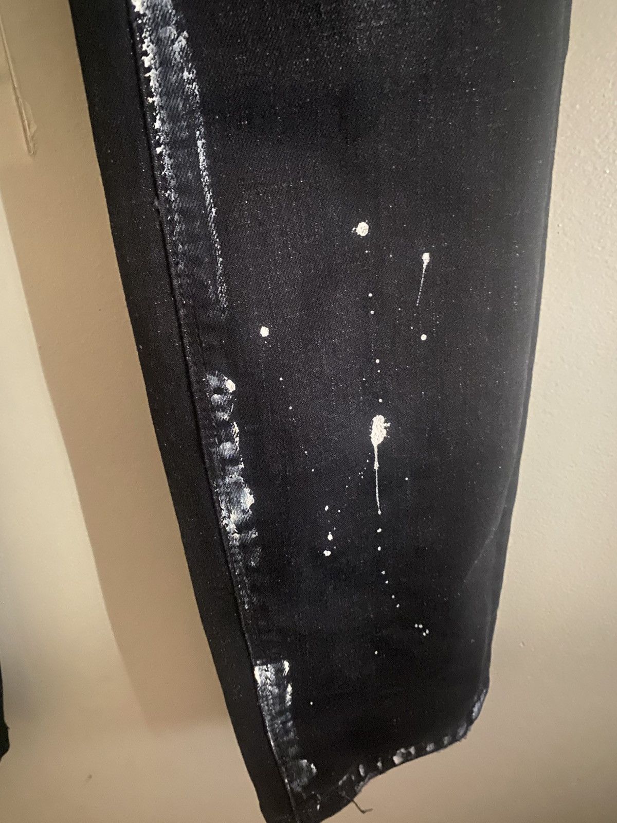 Rta RTA Distressed Charcoal Paint Jeans Size US 32 / EU 48 - 3 Thumbnail