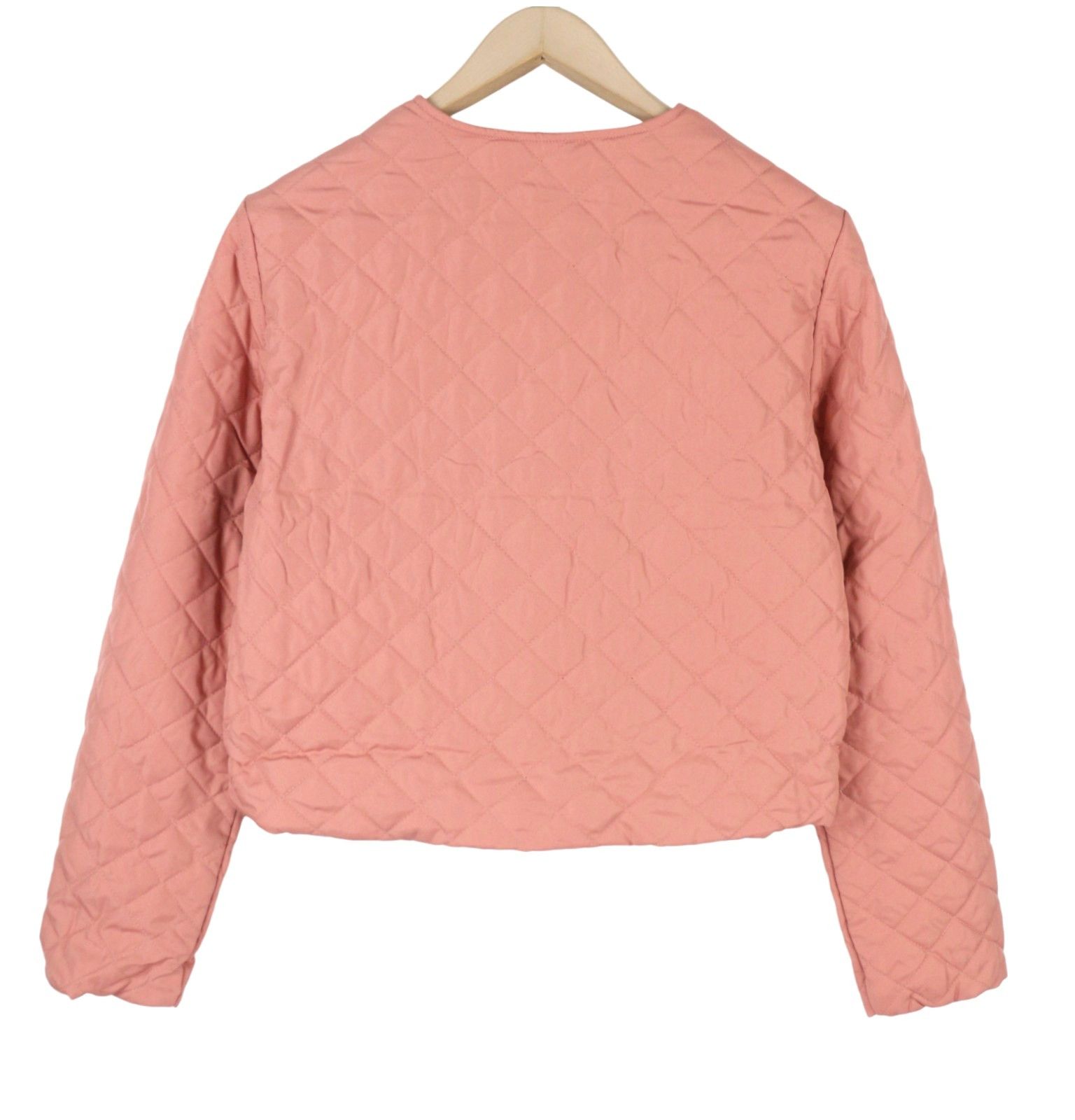 Other SASSY EU42 Pink Quilted Padded Asym Zip Lightweight 88003 Size XL / US 12-14 / IT 48-50 - 2 Thumbnail