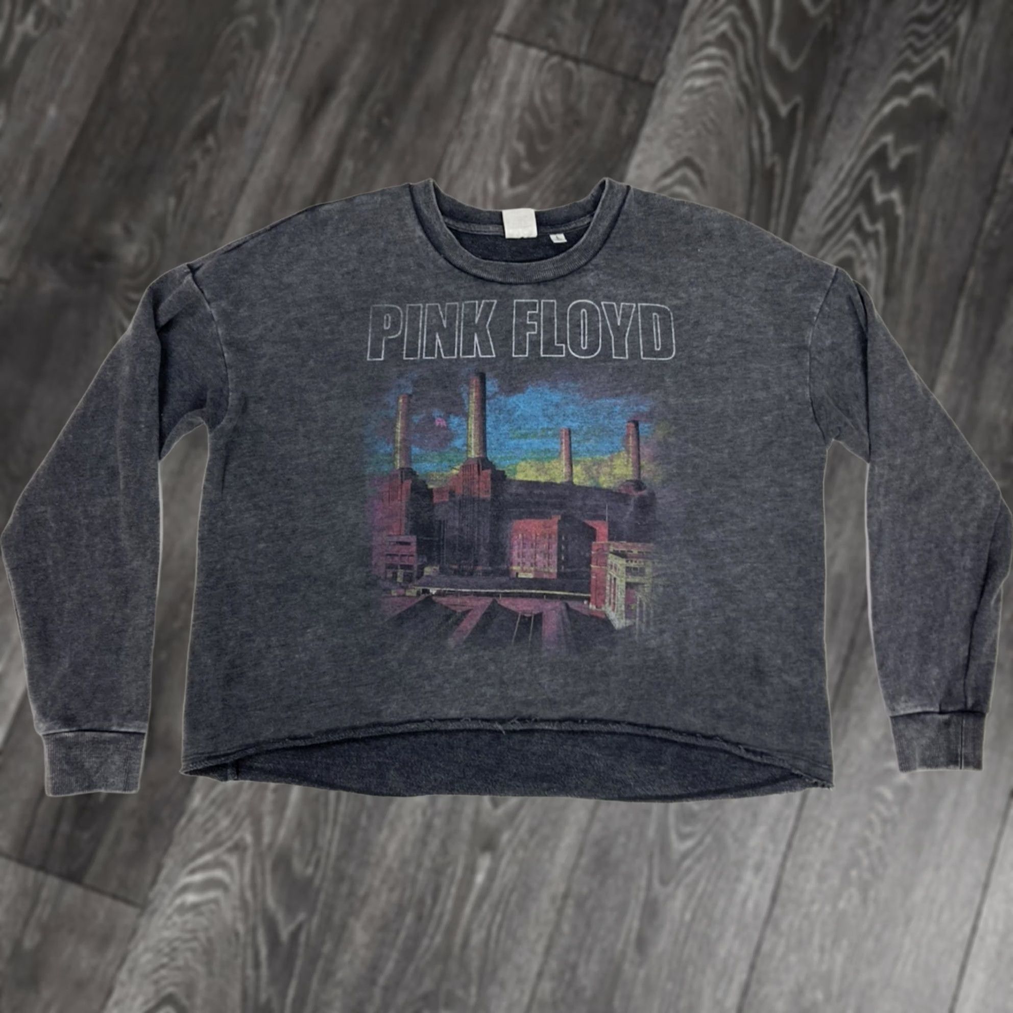 Junk Food Junk Food Pink Floyd Graphic Crewneck Sweatshirt Women Large Black Music Size L / US 10 / IT 46 - 1 Thumbnail