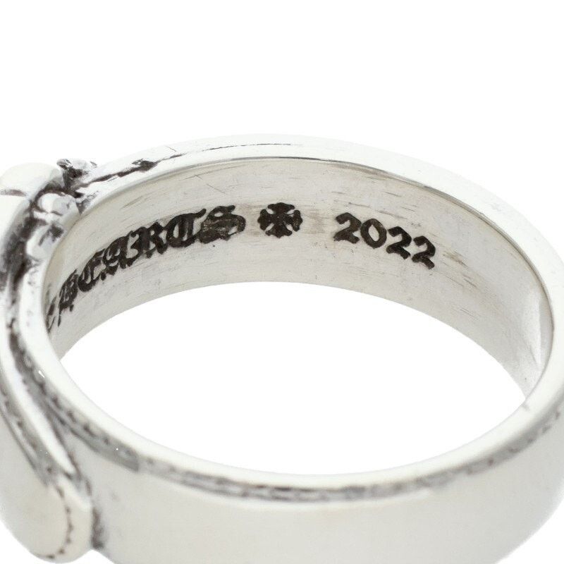 Chrome Hearts Chrome Hearts Belted CH Logo Silver Ring Size ONE SIZE - 4 Thumbnail