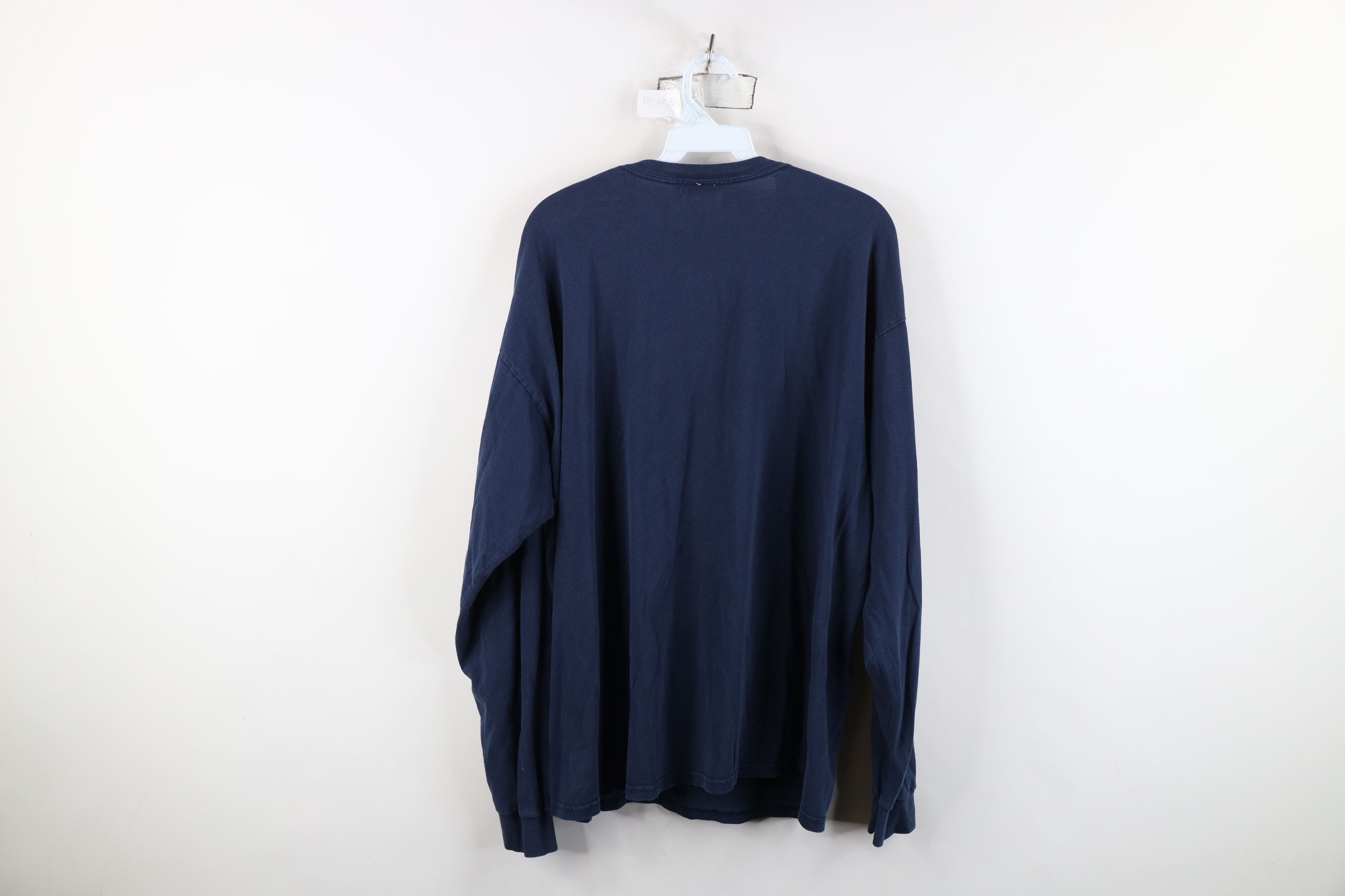 Reebok Vintage Reebok New England Football Long Sleeve T-Shirt Size US XL / EU 56 / 4 - 11 Thumbnail