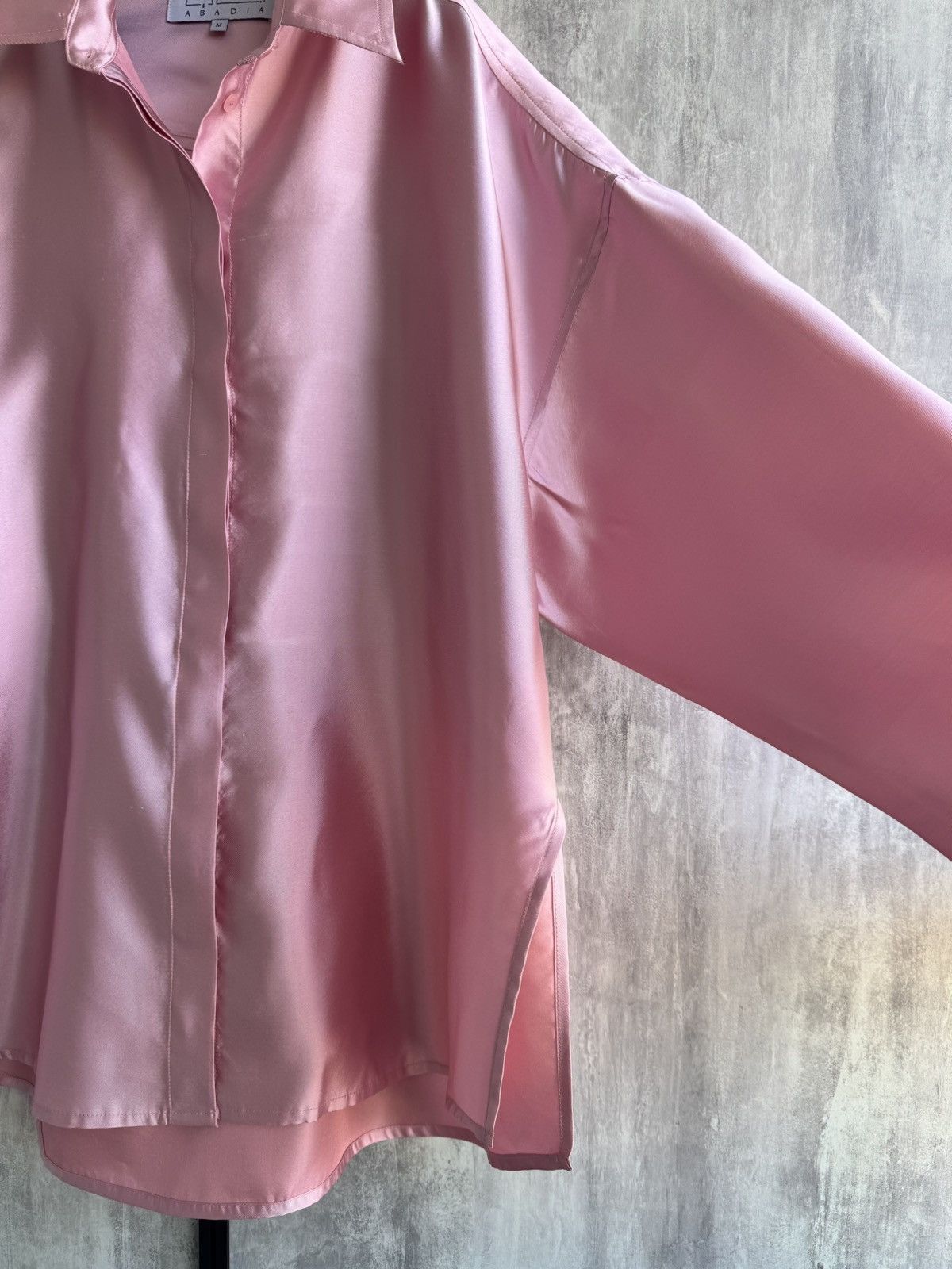 Other Abadia oversized silk twill shirt in pink Size M / US 6-8 / IT 42-44 - 6 Thumbnail