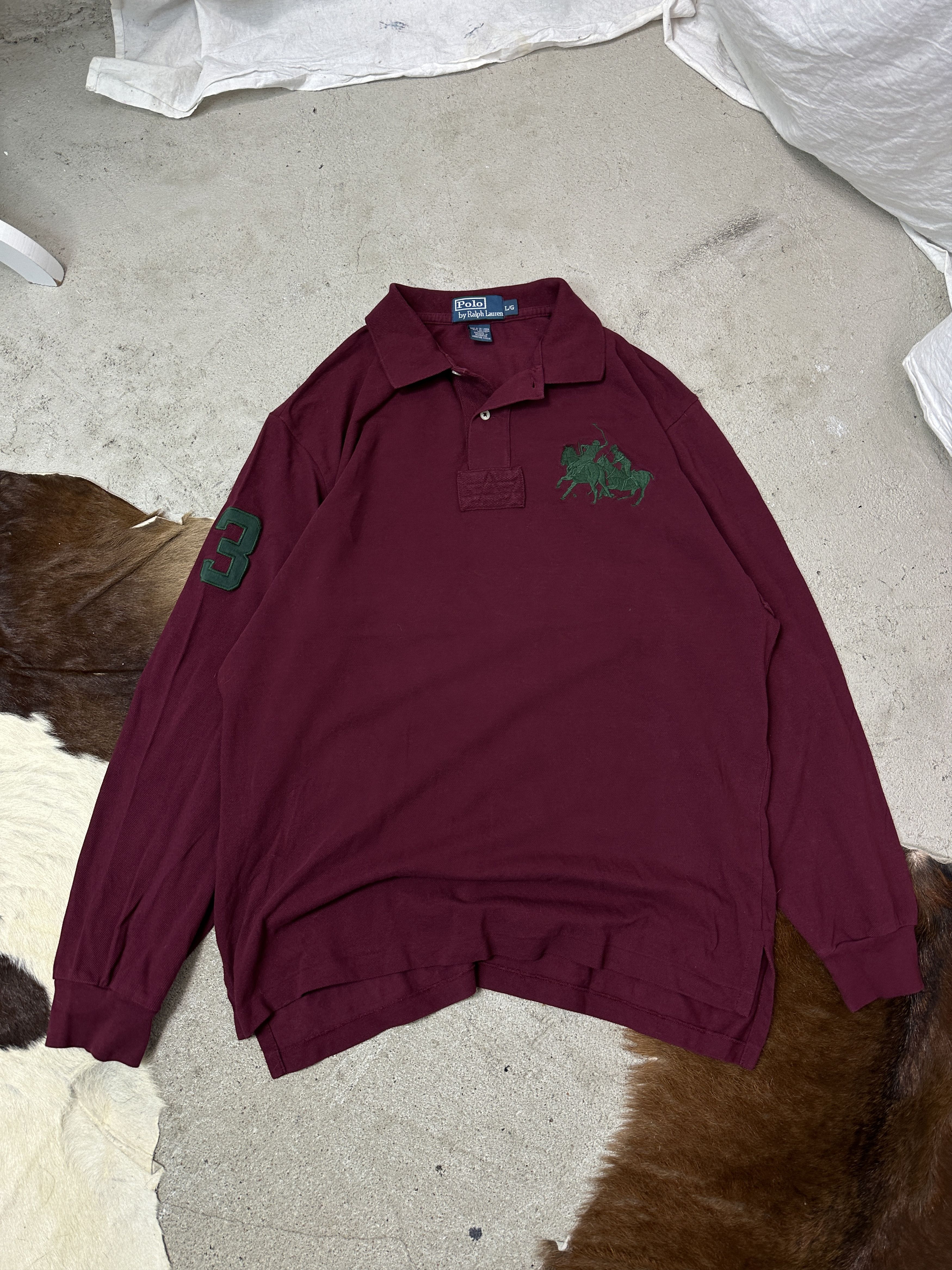 Vintage Streetwear Polo Ralph Lauren Big Pony Longsleeve Y2K