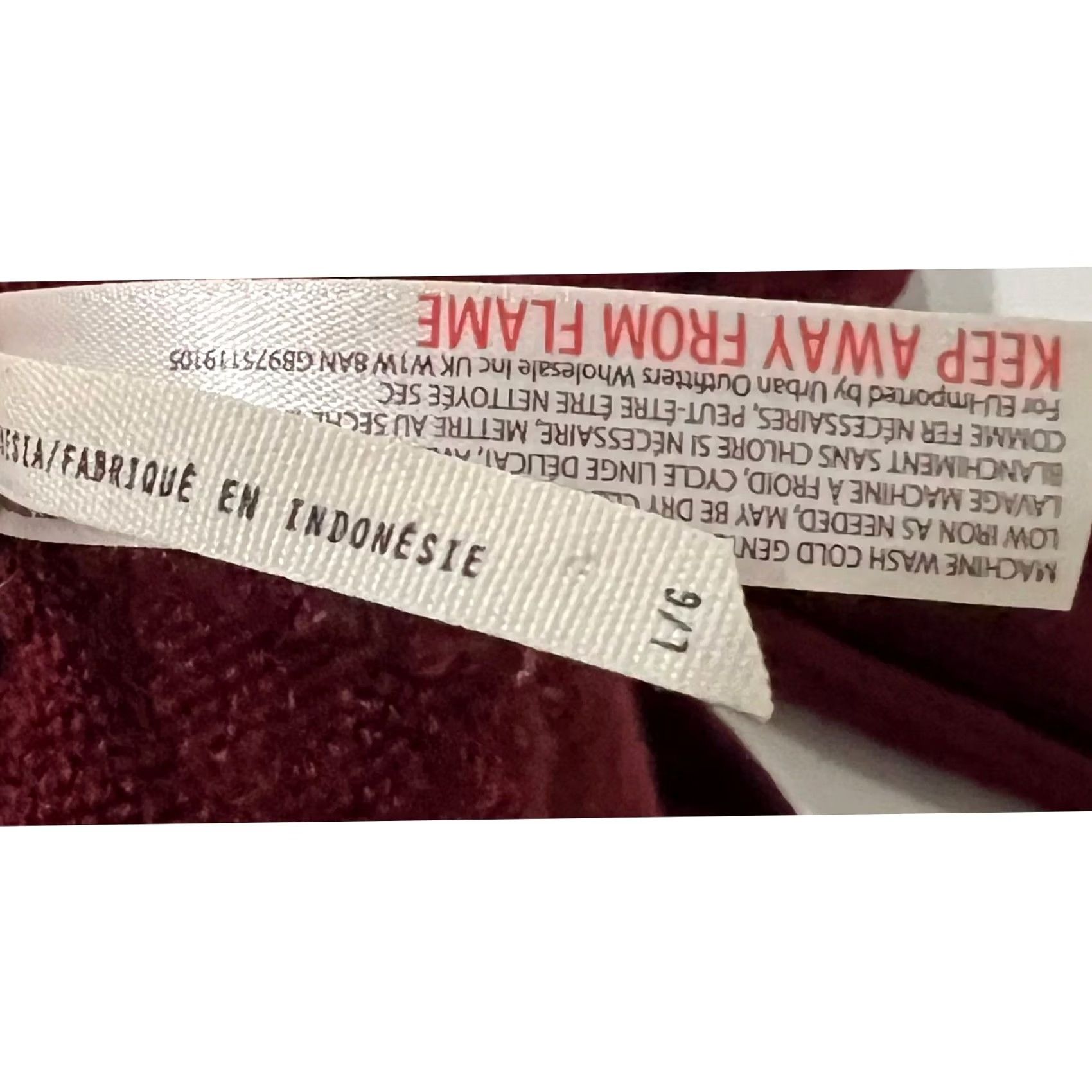Free People Free People Intimately Sweatpants Knit Pants Burgundy Red L Women’s Pull On Skinny Full Length Lounge Size L / US 10 / IT 46 - 7 Thumbnail