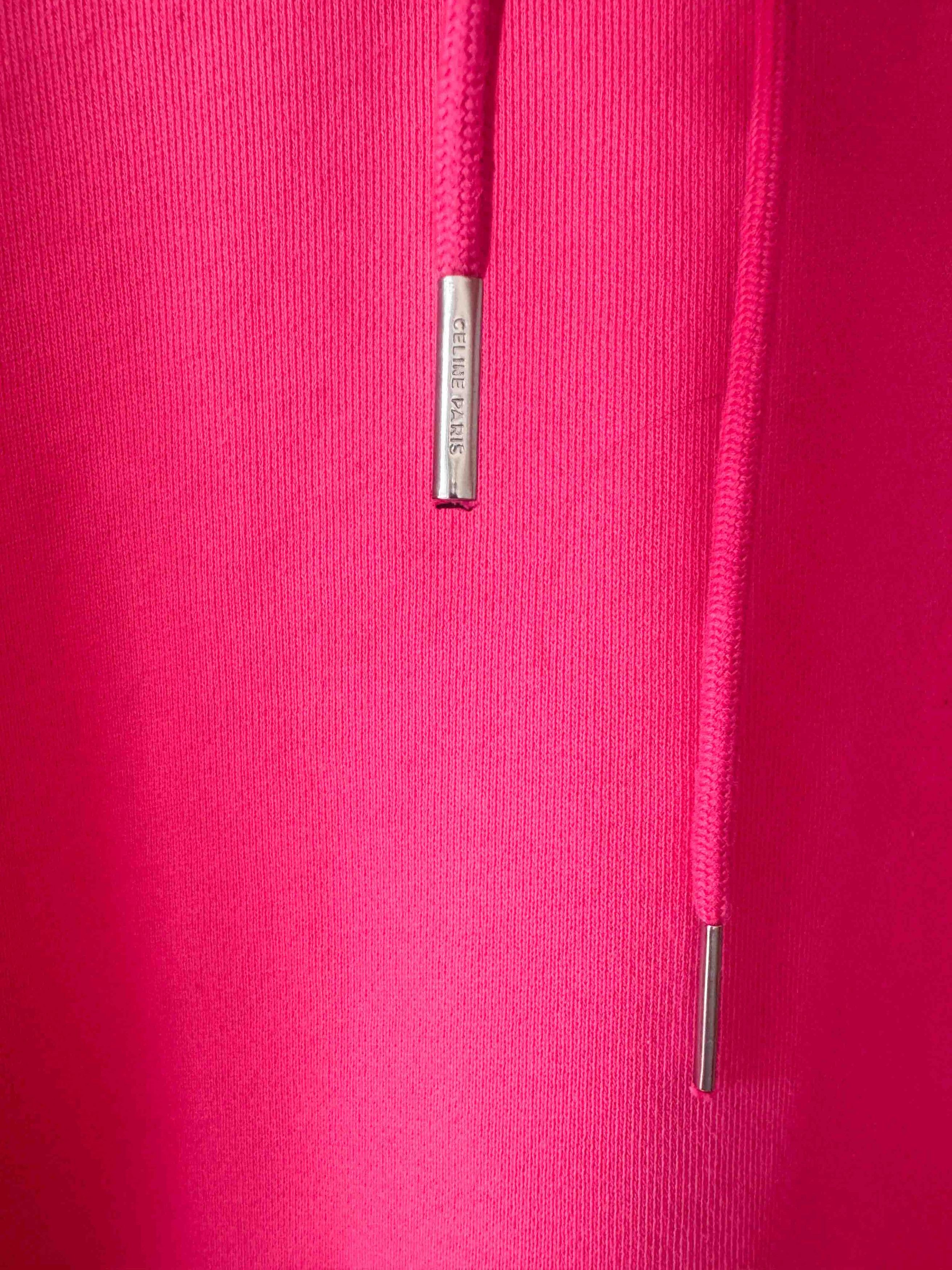 Celine Celine Hedi Slimane FW19 Hoodie Pink Size US L / EU 52-54 / 3 - 7 Thumbnail