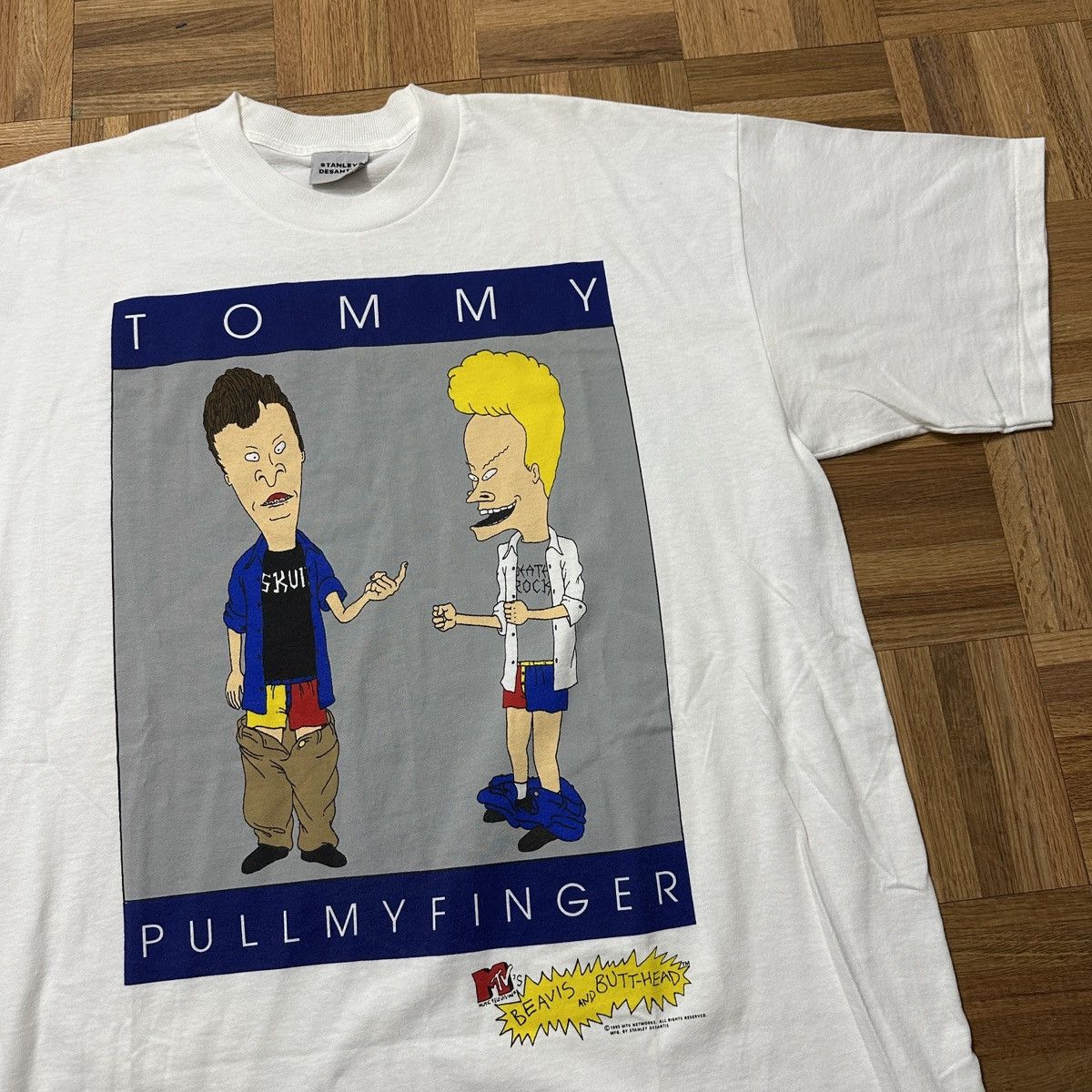 Mtv Vintage Beavis and Butt Head Tommy Pull My Finger tee Size US XL / EU 56 / 4 - 3 Thumbnail