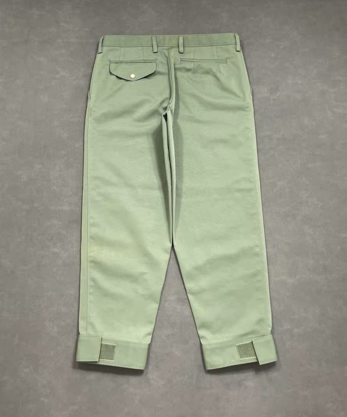 Kolor Kolor Junichi Abe Army Green Cropped Casual Pants J16 Size US 32 / EU 48 - 2 Thumbnail