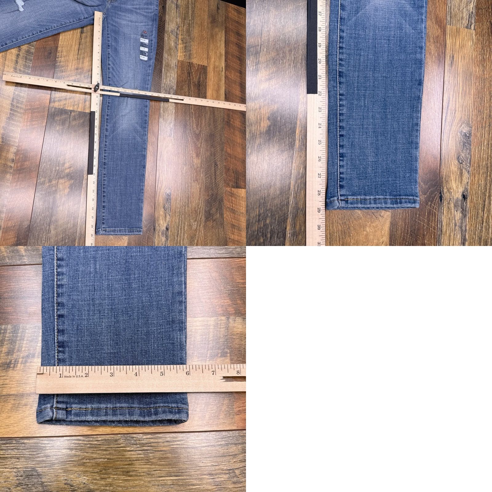Levi's Levi's 724 High Rise Slim Straight Jeans Womens 24 Denim Stretch Medium Blue 30 Inseam Size 42" / US 20 - 10 Thumbnail