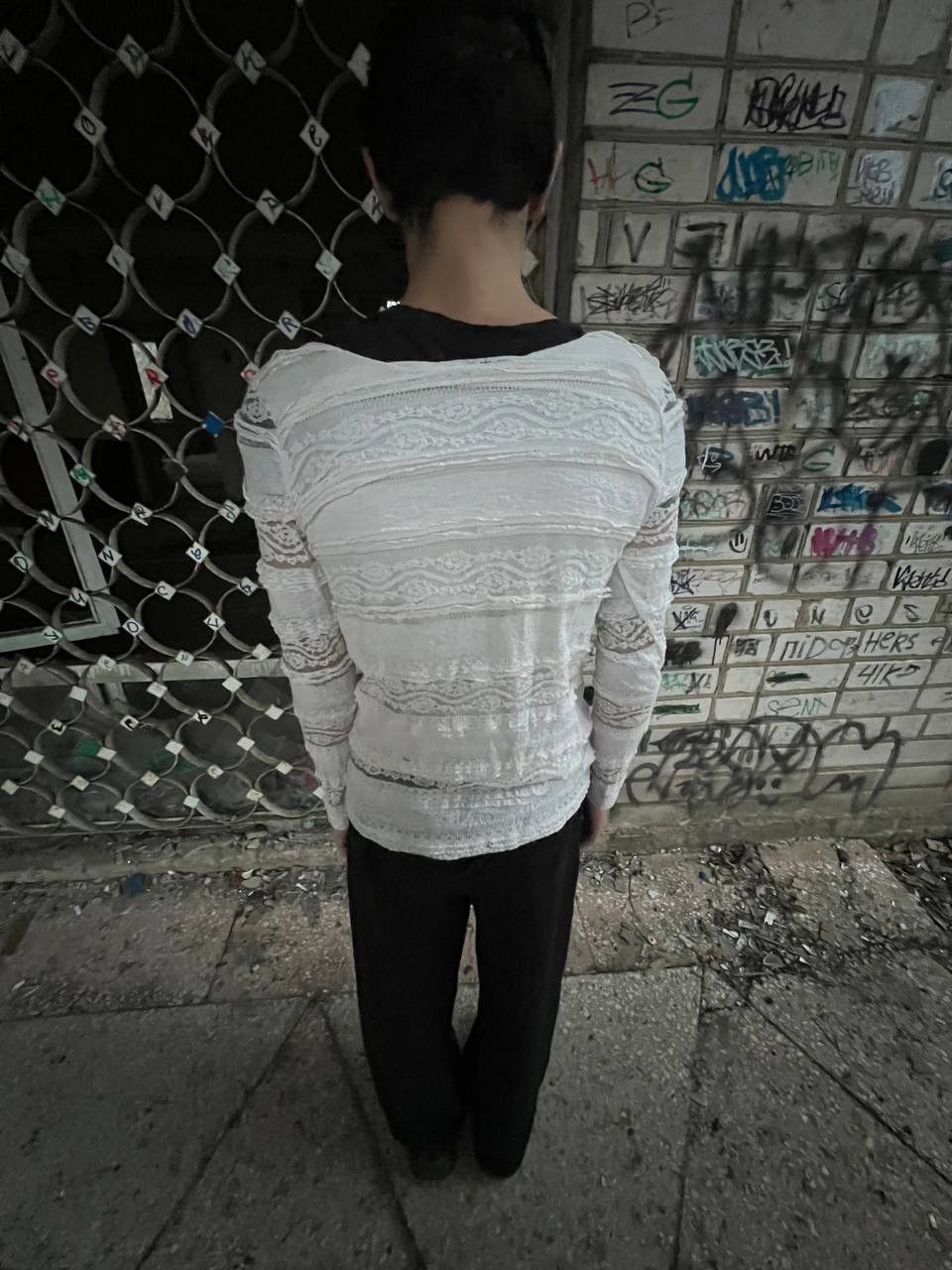 Le Grande Bleu (L.G.B.) × Vintage Vintage Y2K Opium Mummy Owens Style Avantgarde Long Sleeve Size US M / EU 48-50 / 2 - 4 Thumbnail