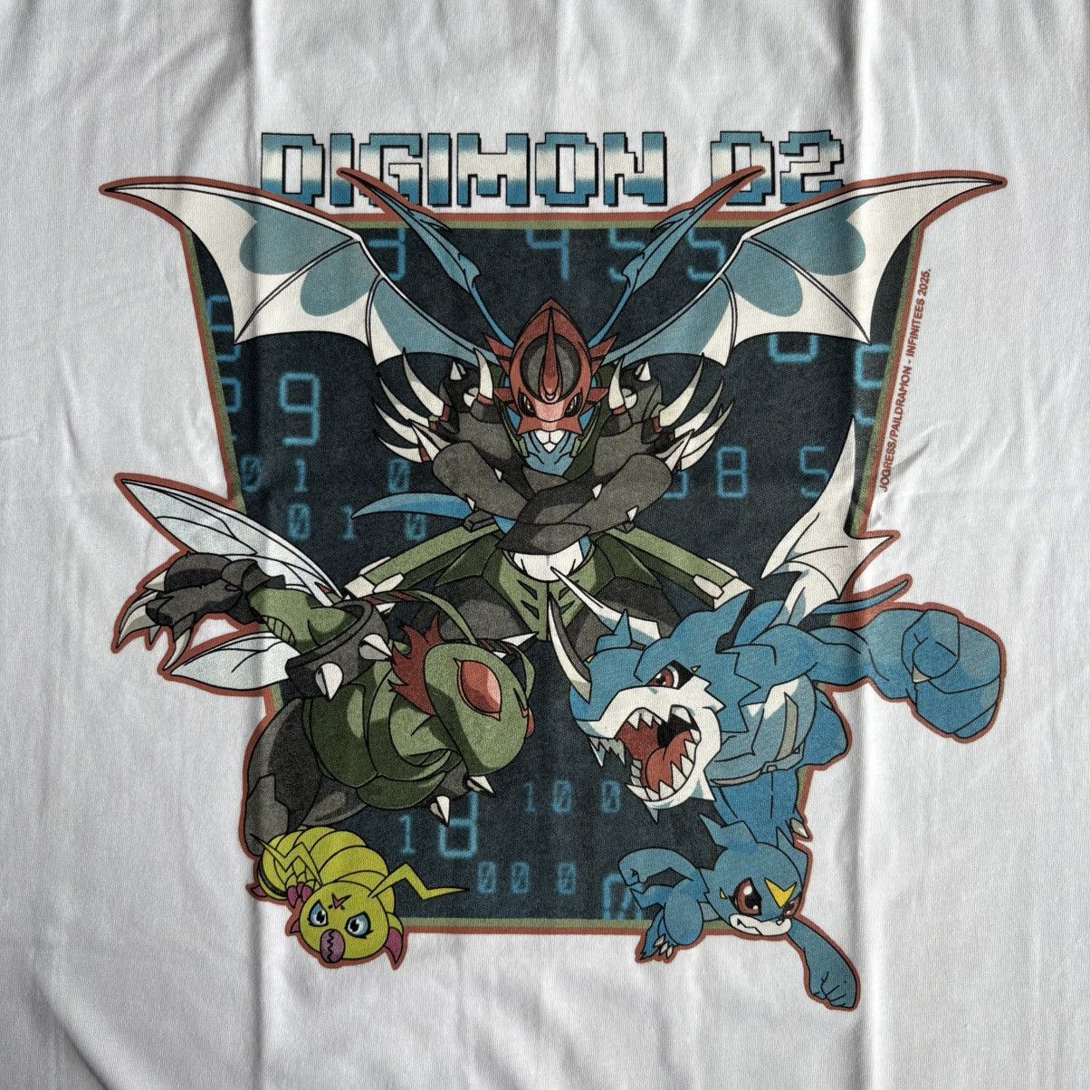 Anime Anime Shirt Digimon Adventure 02 Jogress Paildramon Size US L / EU 52-54 / 3 - 3 Thumbnail