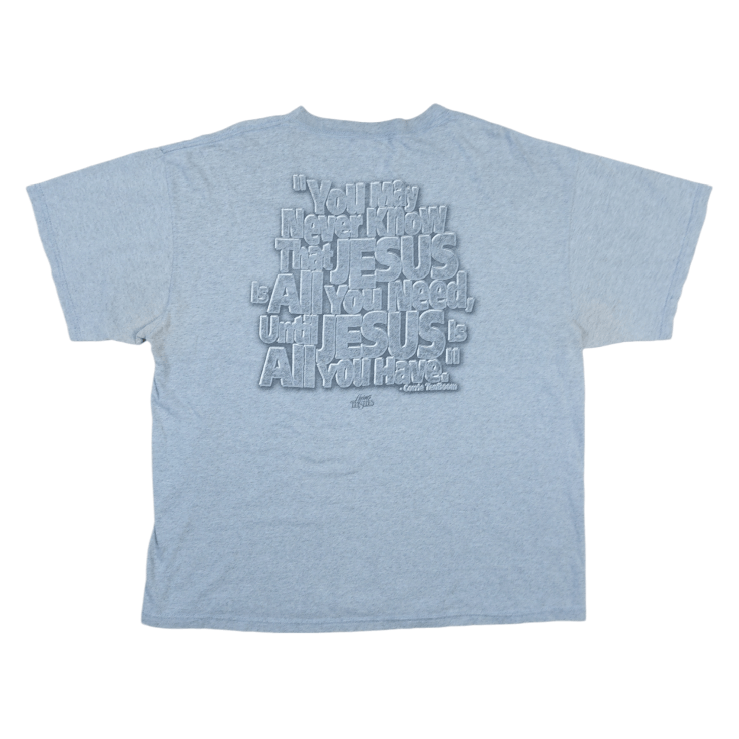 True Religion × Vintage Vintage 2001 Living Epistles Jesus Corrie TenBoom TEE Size US XXL / EU 58 / 5 - 3 Thumbnail