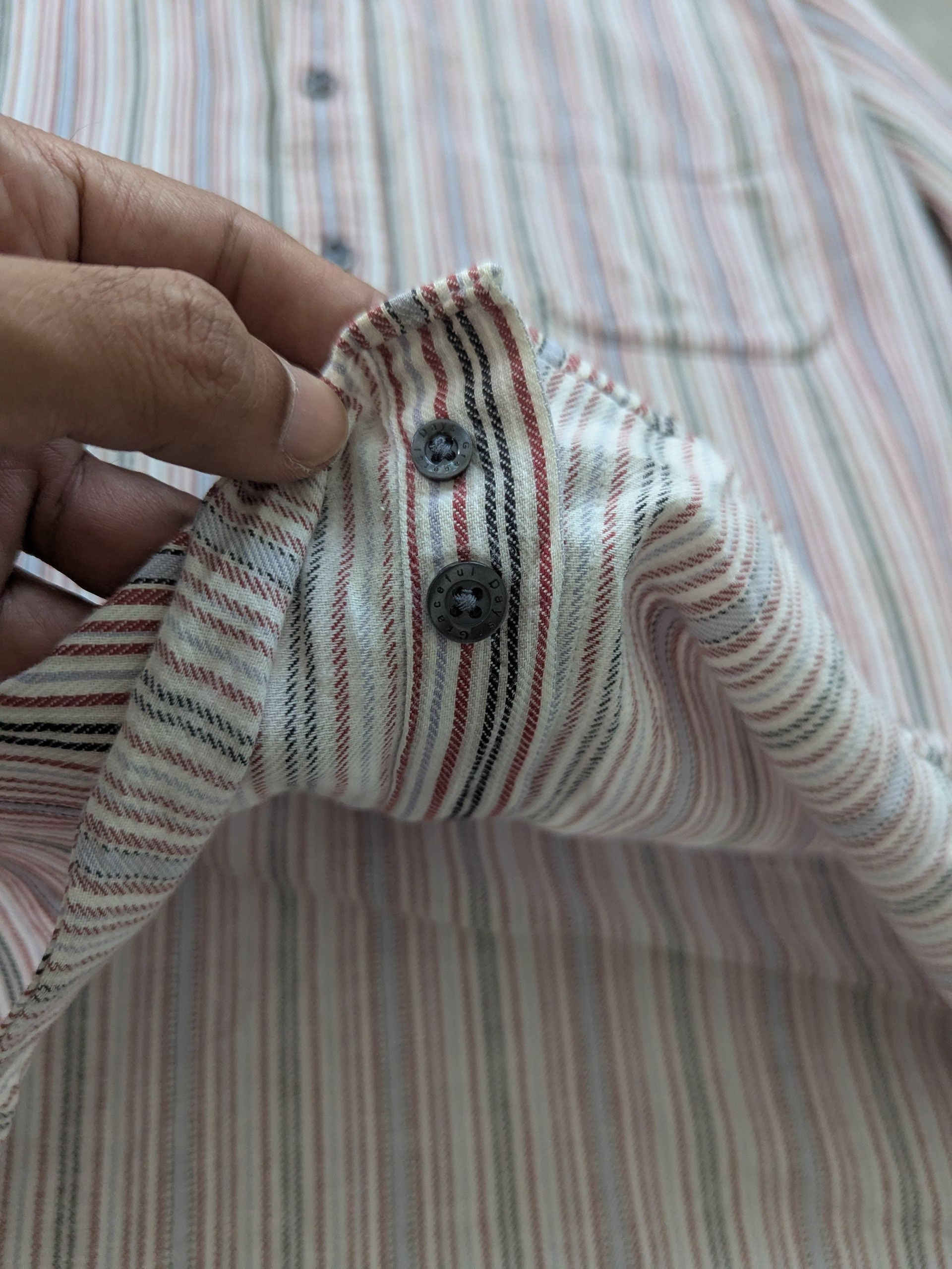 Japanese Brand × Vintage Vintage Graceful Days Shirt Button Up Striped Size US M / EU 48-50 / 2 - 10 Thumbnail