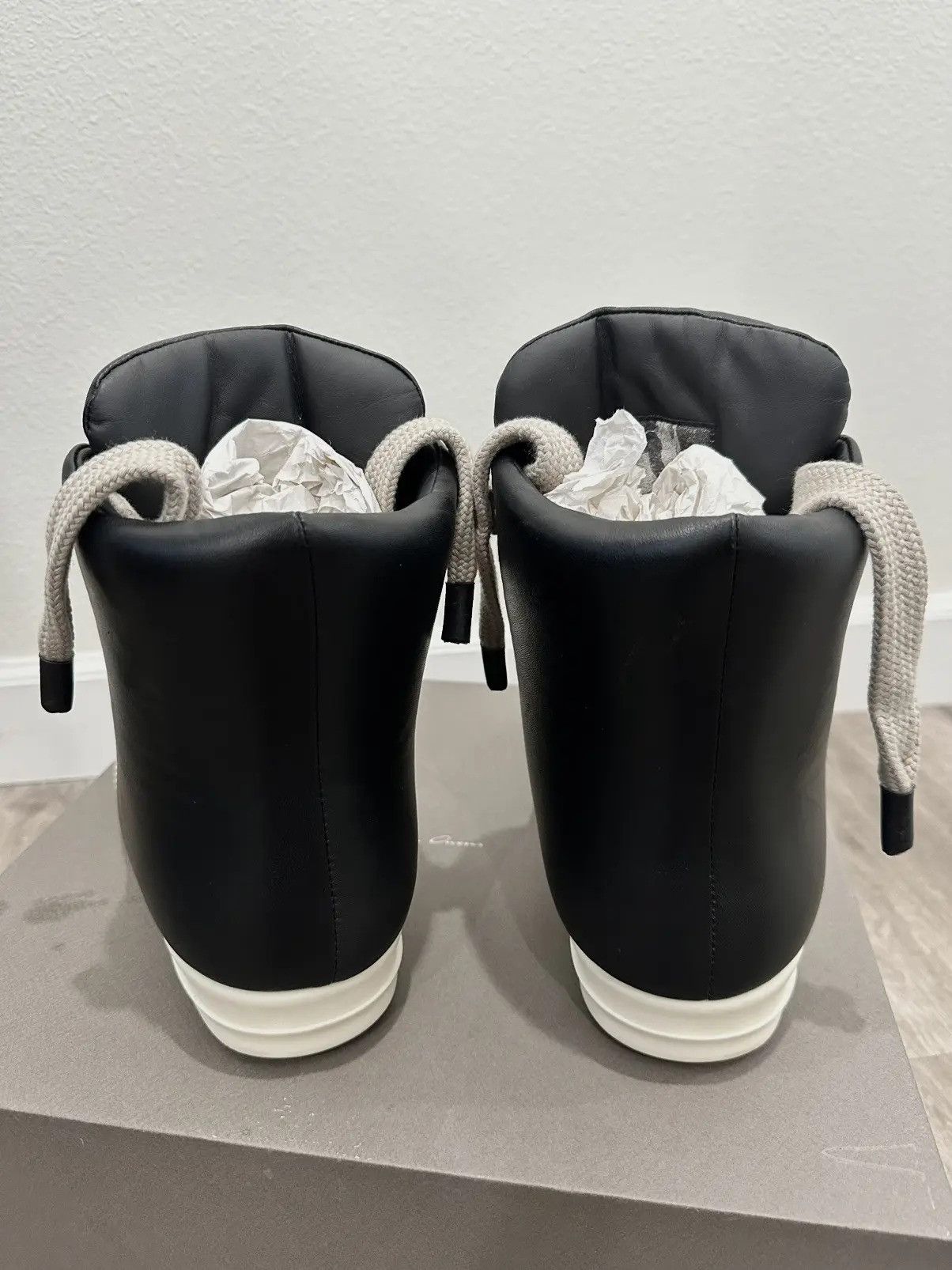 Rick Owens Rick Owens Jumbo Lace Padded Ramones High Size US 10.5 / EU 43-44 - 14 Thumbnail