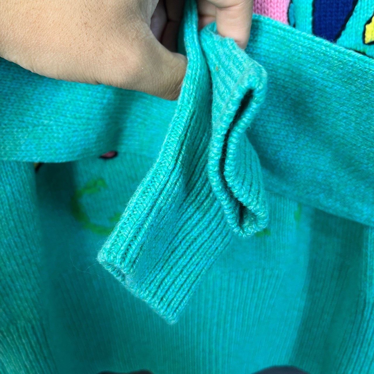 Gucci Gucci Lake green embroidered deer sweater 2501-Nextarrow Size US XS / EU 42 / 0 - 4 Thumbnail