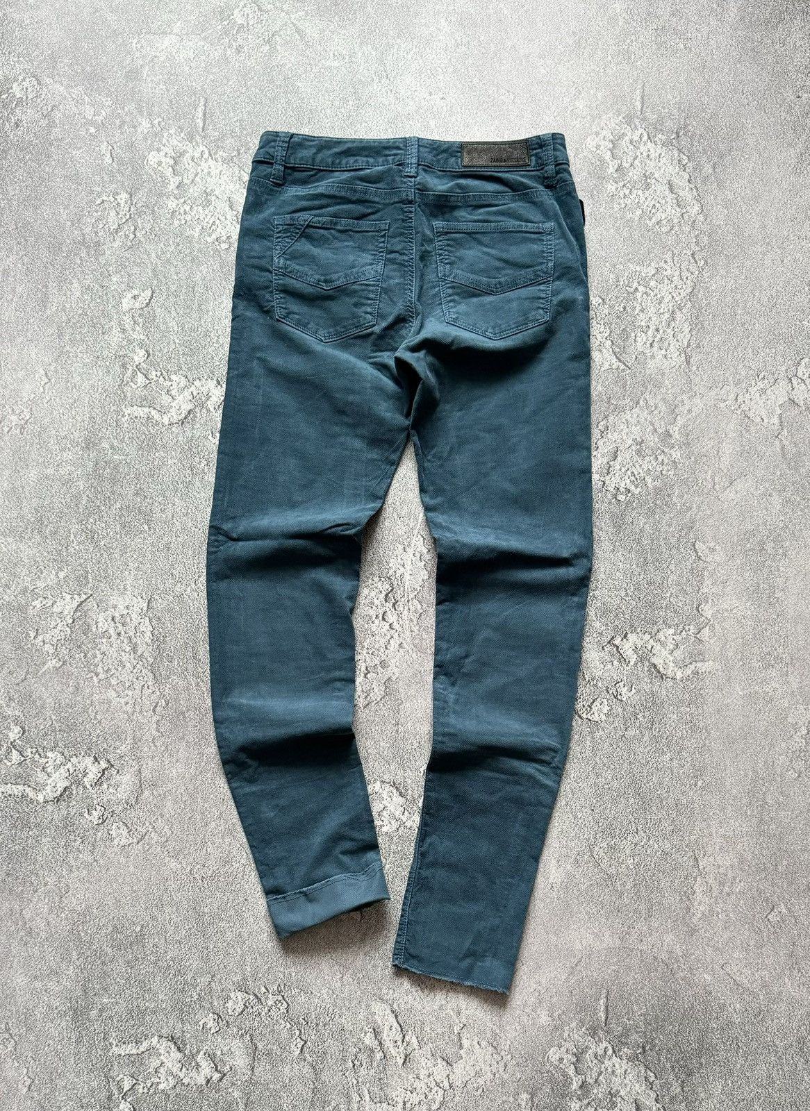 Designer × Zadig & Voltaire Zadig & Voltaire 36 eva zip velours pant trouser chino Jean Size 25" / US 0 / IT 36 - 11 Thumbnail