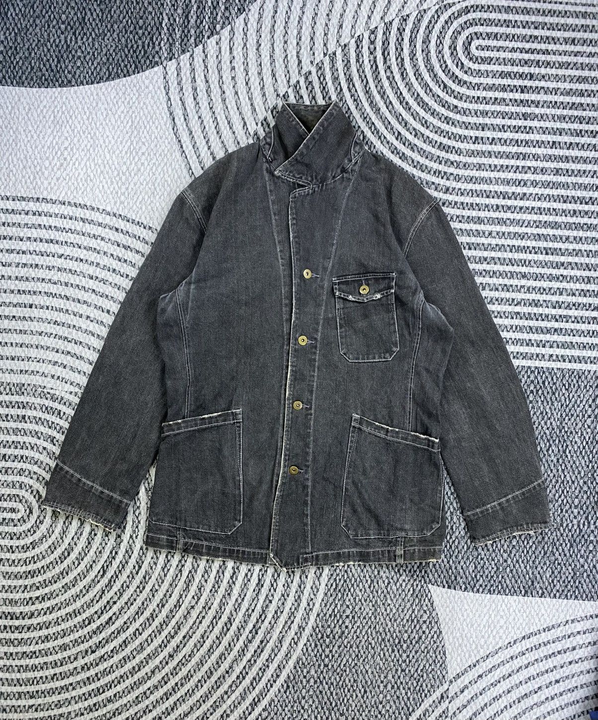 Japanese Brand Vintage Zerosail Double Collar Denim Style Jacket Size US M / EU 48-50 / 2 - 5 Thumbnail