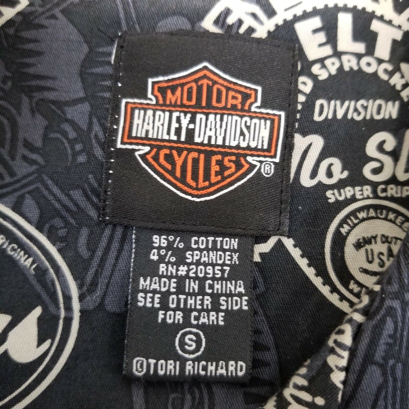 Harley Davidson Harley Davidson Tori Richard S Shirt Top Blouse Sleeveless B Size S / US 4 / IT 40 - 4 Thumbnail