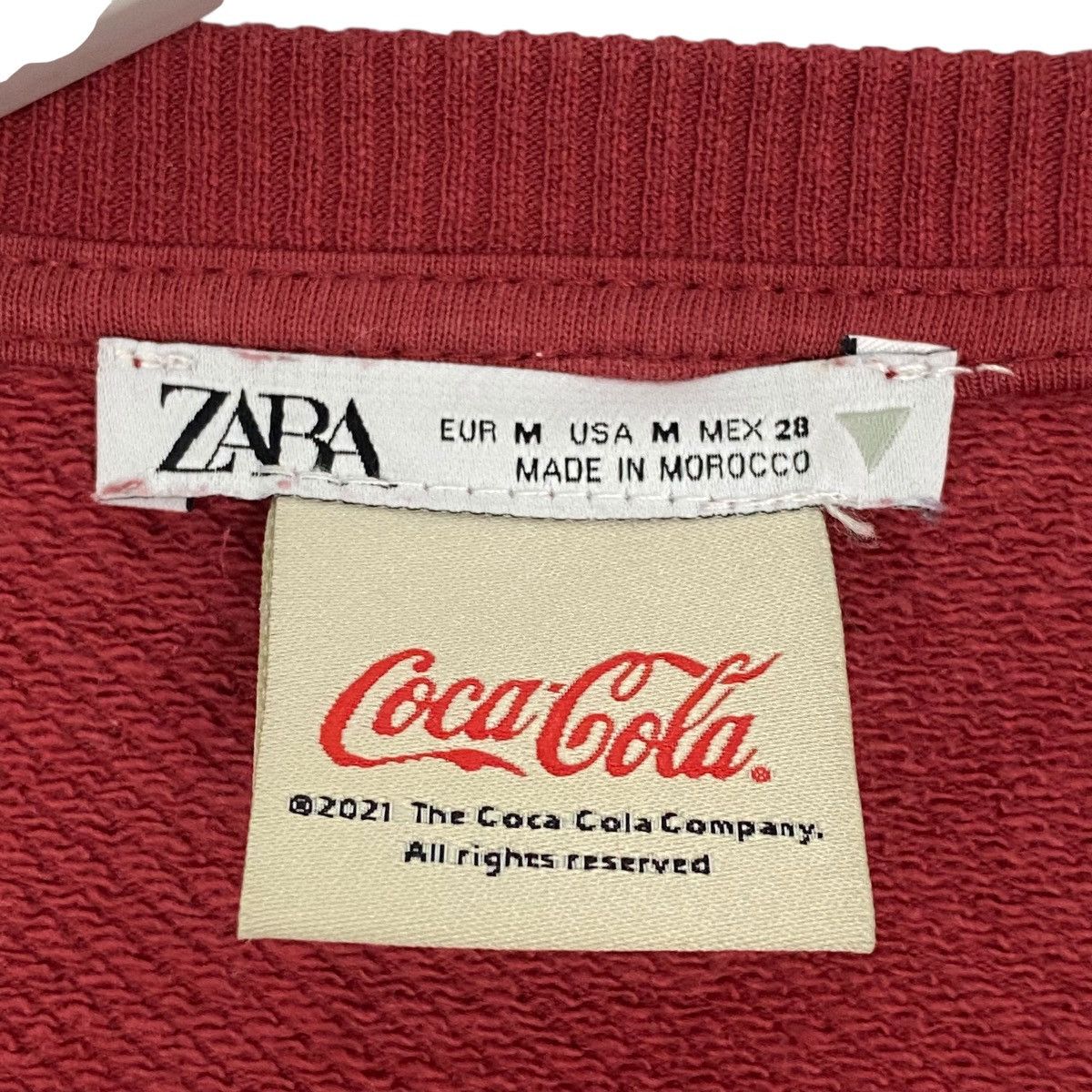 Vintage Vintage Coca Cola Sweatshirt Crewneck Big Logo Red Size L Size US L / EU 52-54 / 3 - 5 Thumbnail
