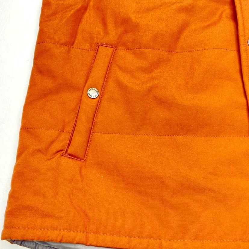 Vintage NWT Red Head Vest Mens XL Gray Rust Canvas Lined Padded Snaps Pockets NEW 8010 Size US XL / EU 56 / 4 - 3 Thumbnail