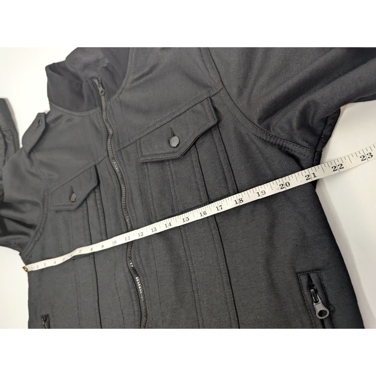Vintage KAUN Jacket Men’s Medium Black Full Zip Coat Utility Pockets Military Style Size US M / EU 48-50 / 2 - 4 Thumbnail