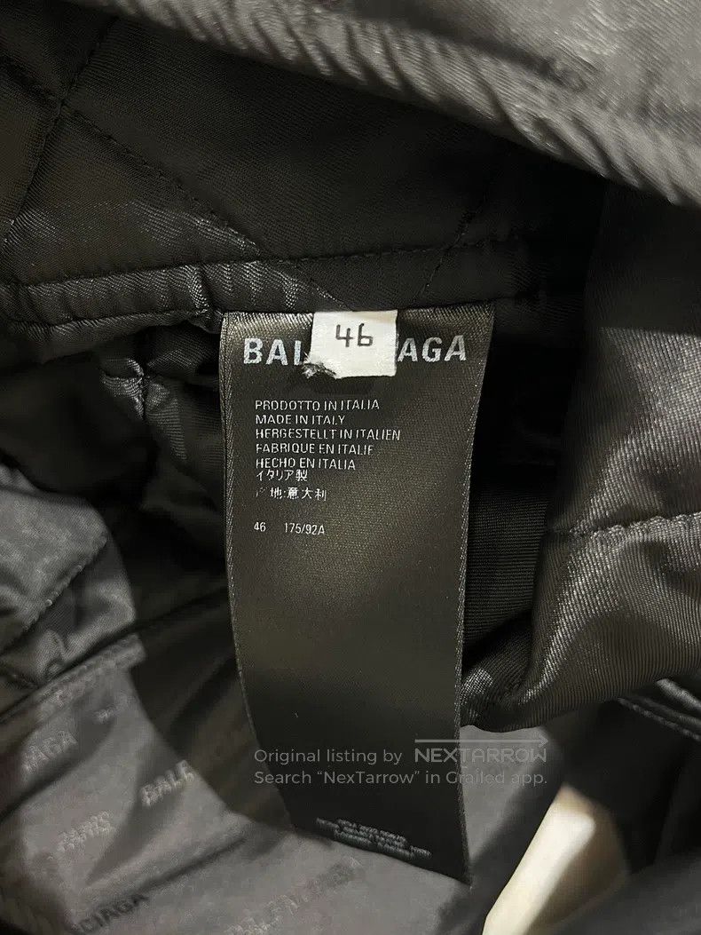 Balenciaga Balenciaga Solid Color Reversible Single Breasted Long Sle Size US S / EU 44-46 / 1 - 6 Thumbnail