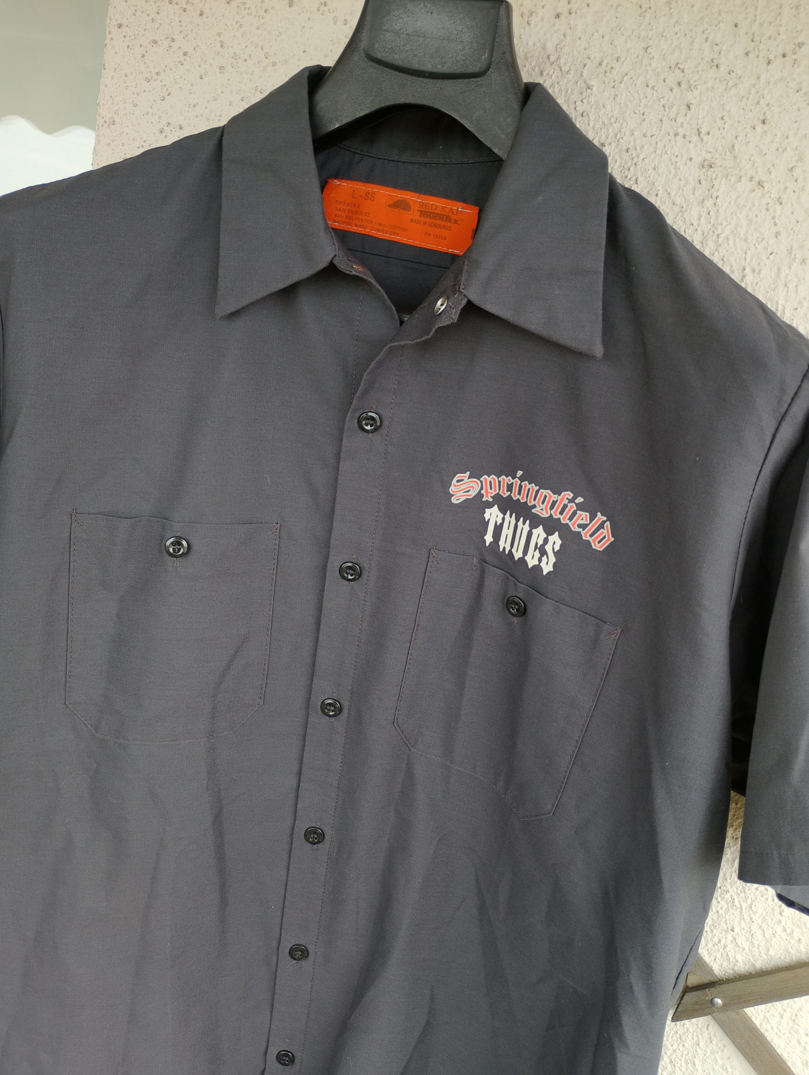 The Simpsons The Simpsons Vtg 2000 Red Kap Work Shirt sz L Size US L / EU 52-54 / 3 - 7 Thumbnail