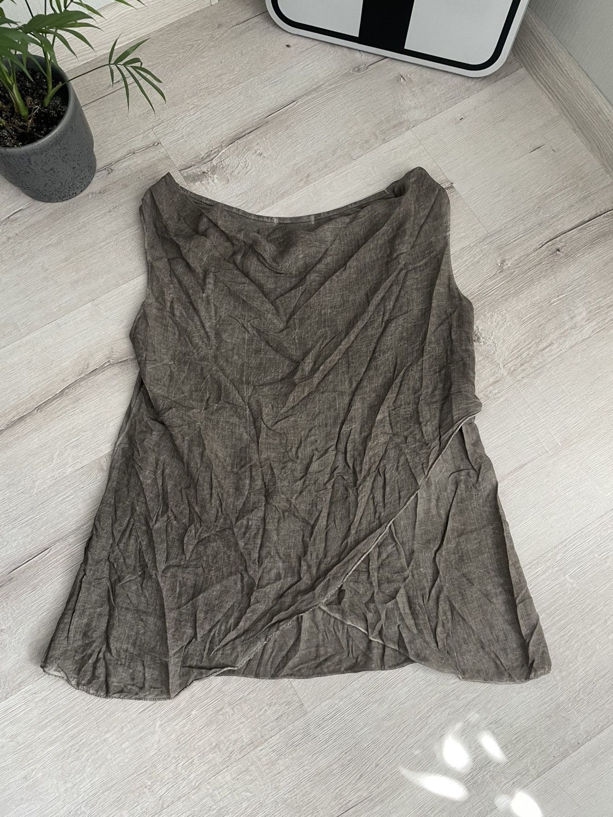 20471120 × If Six Was Nine Vintage Abstract Viscose Tank Top Y2k 2000s Cyber Punk Size M / US 6-8 / IT 42-44 - 3 Thumbnail