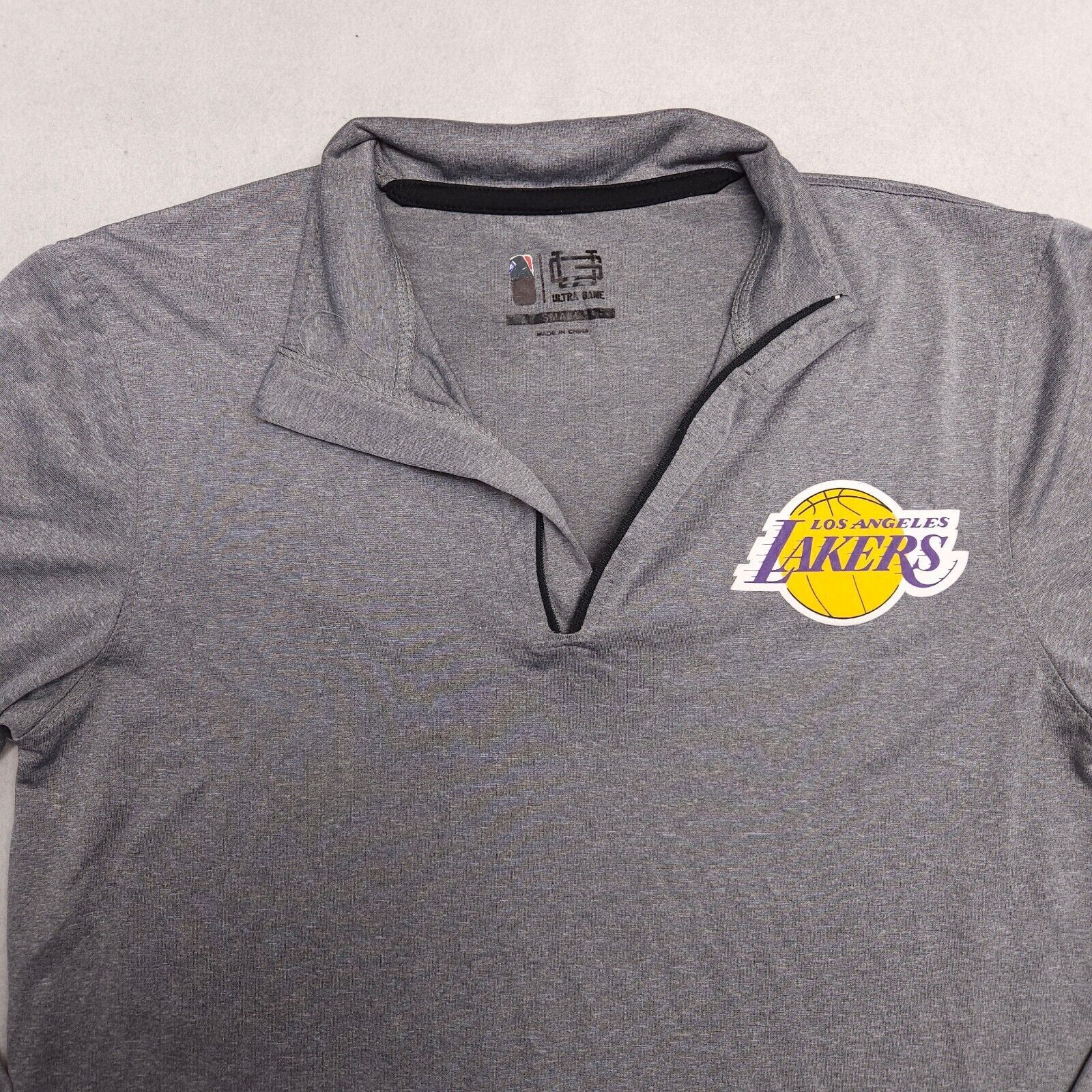 NBA NBA Los Angeles Lakers Pullover Sweatshirt Mens Size S Gray Size US S / EU 44-46 / 1 - 1 Thumbnail